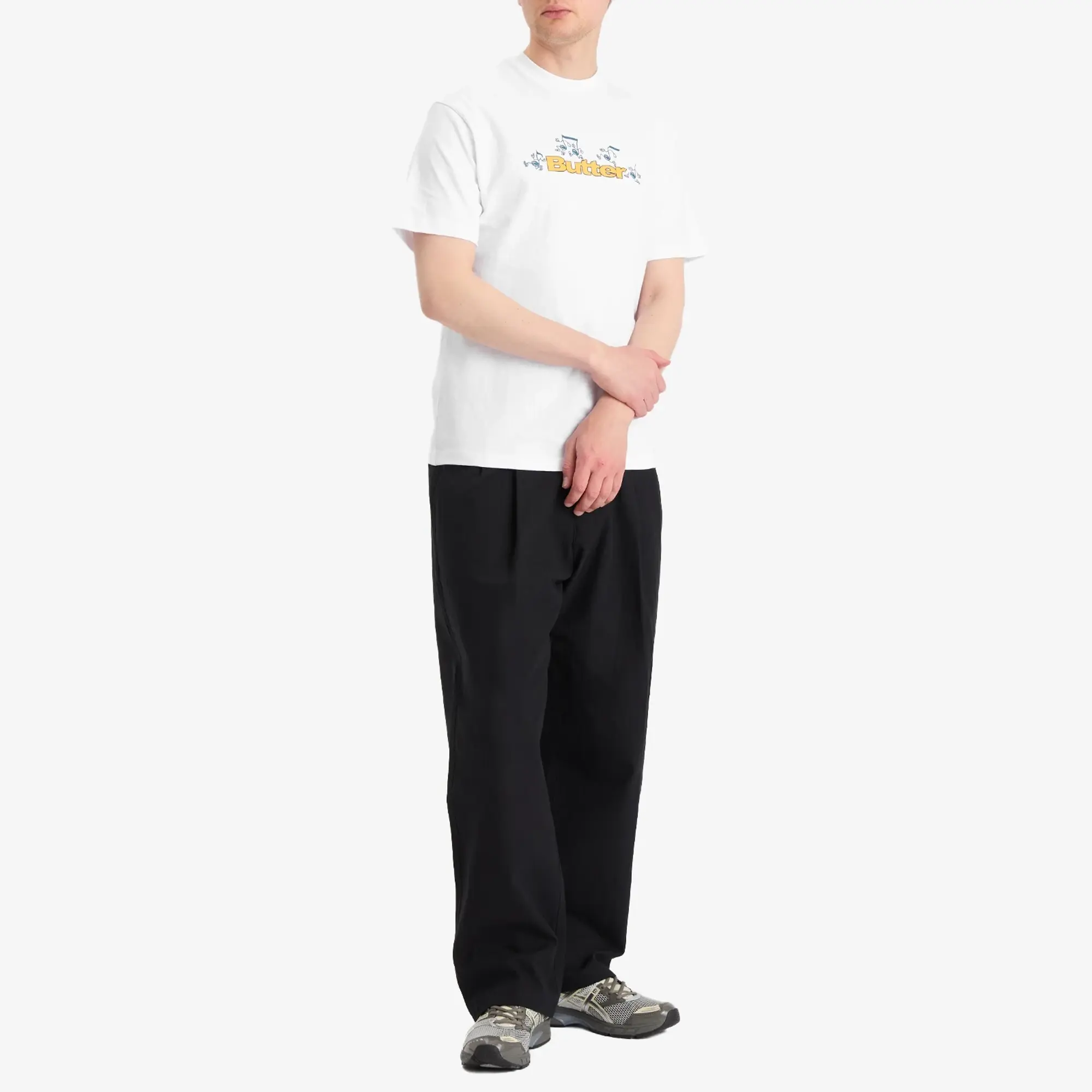 Butter Goods Men's Tempo Logo T-Shirt White
