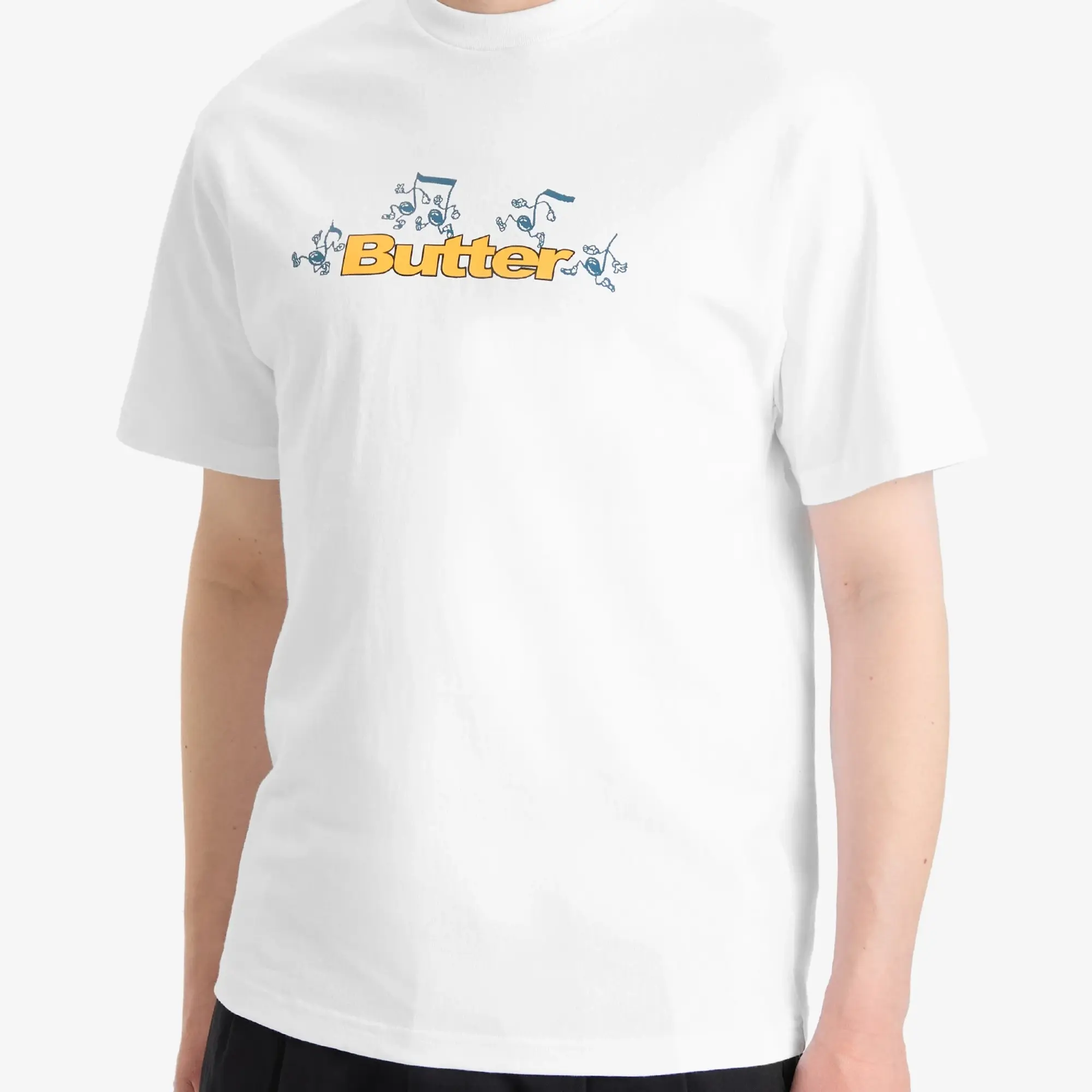Butter Goods Men's Tempo Logo T-Shirt White