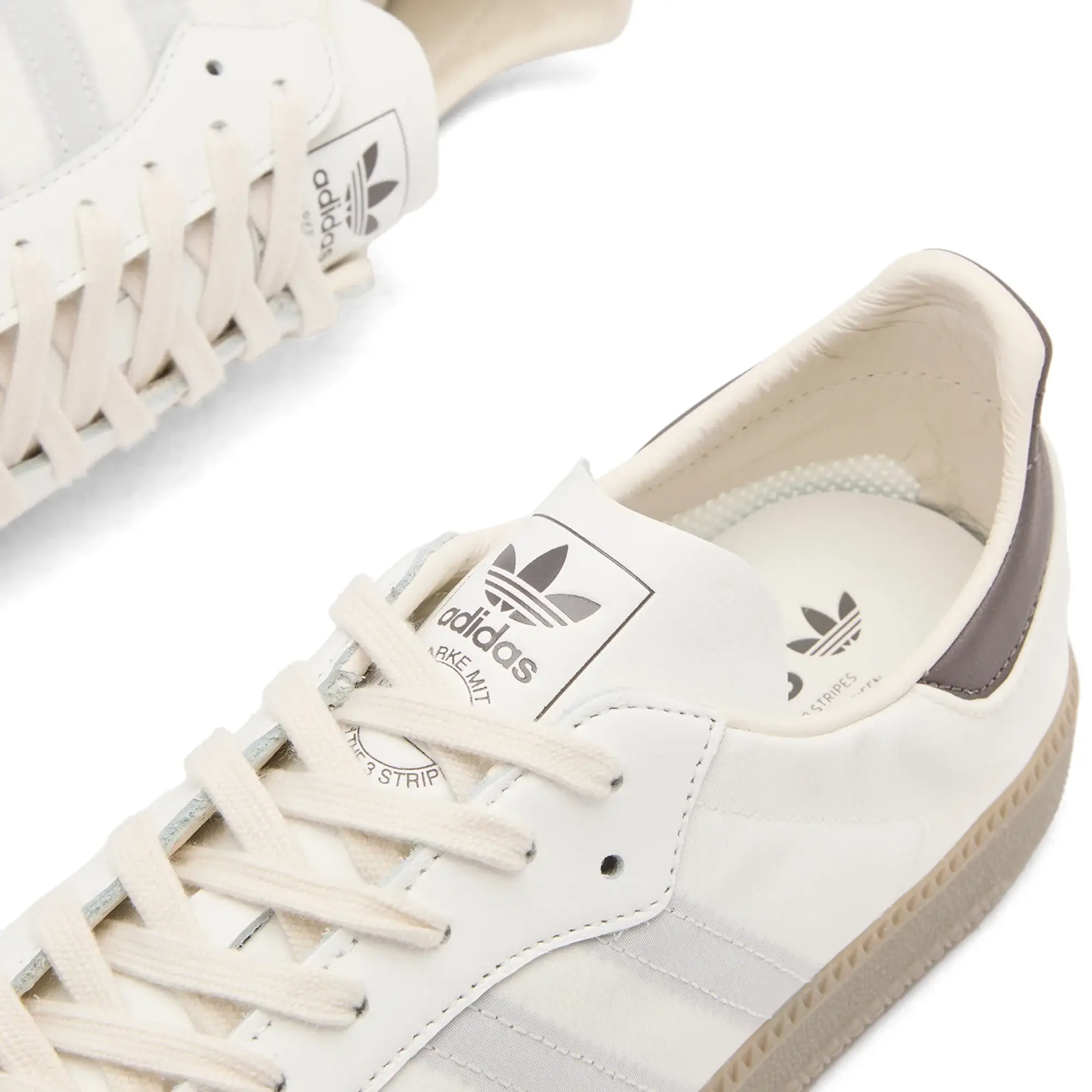 adidas Originals Adidas Samba Decon Sneaker White/Charcoal/Putty Beige
