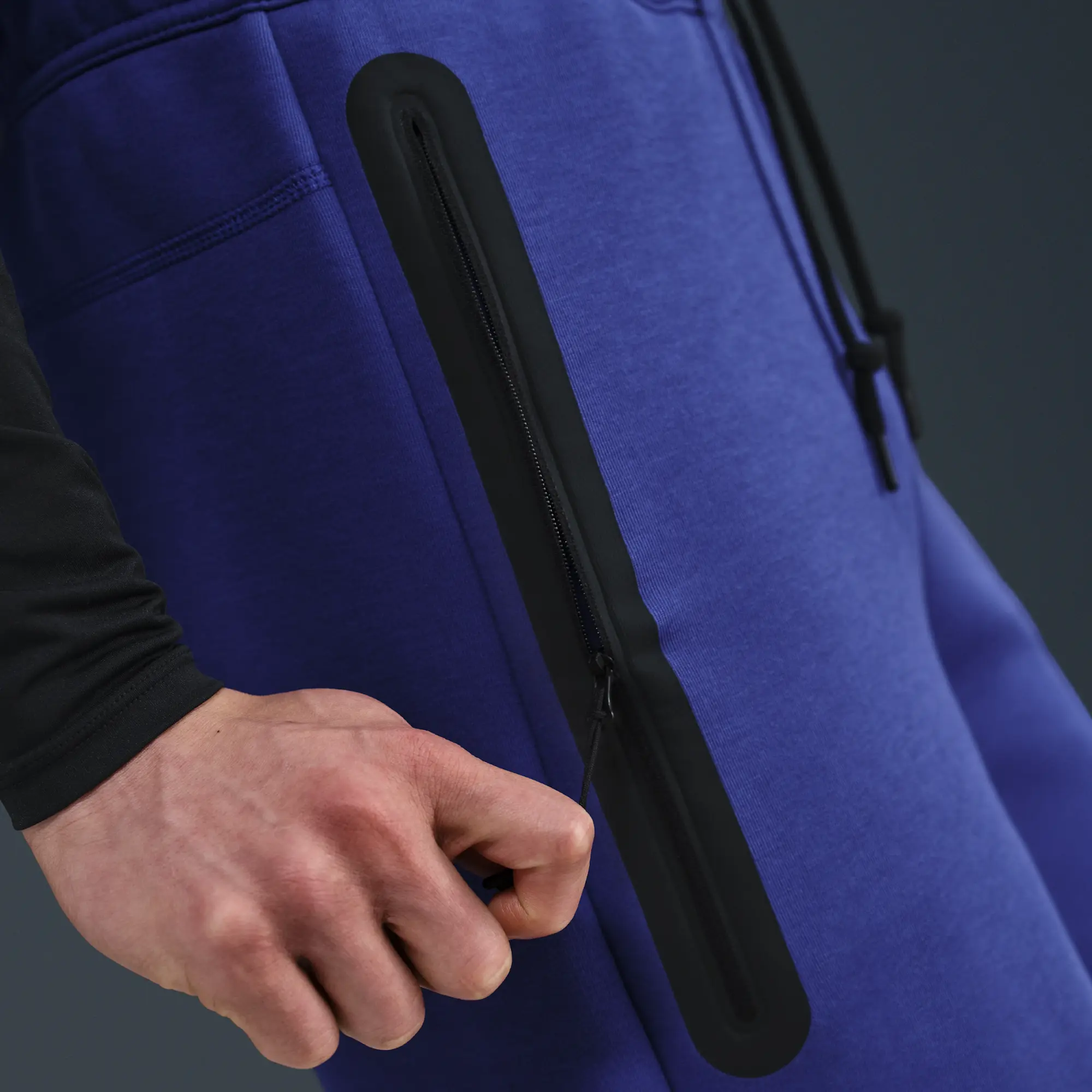 Nike Sportswear Tech Fleece Men's Shorts - Purple - Cotton/Polyester