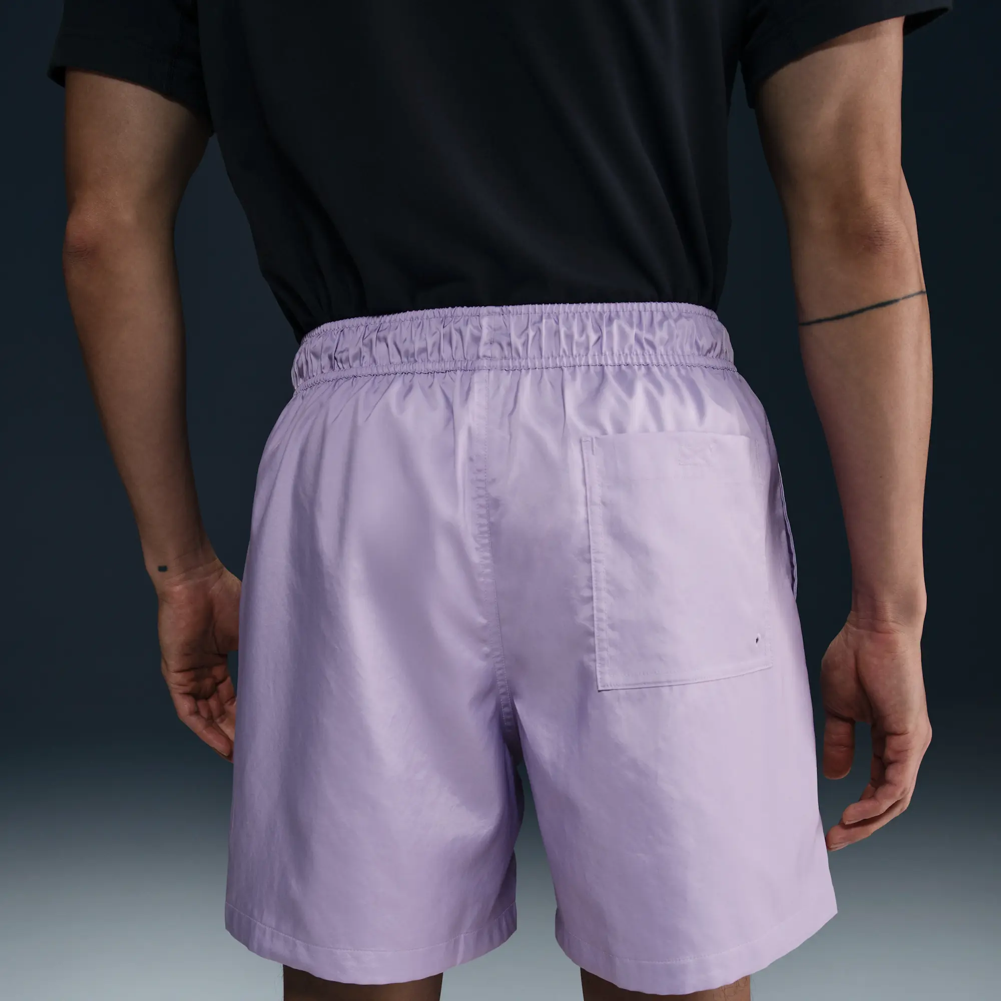 Nike Club Men's Woven Flow Shorts - Purple - Polyester