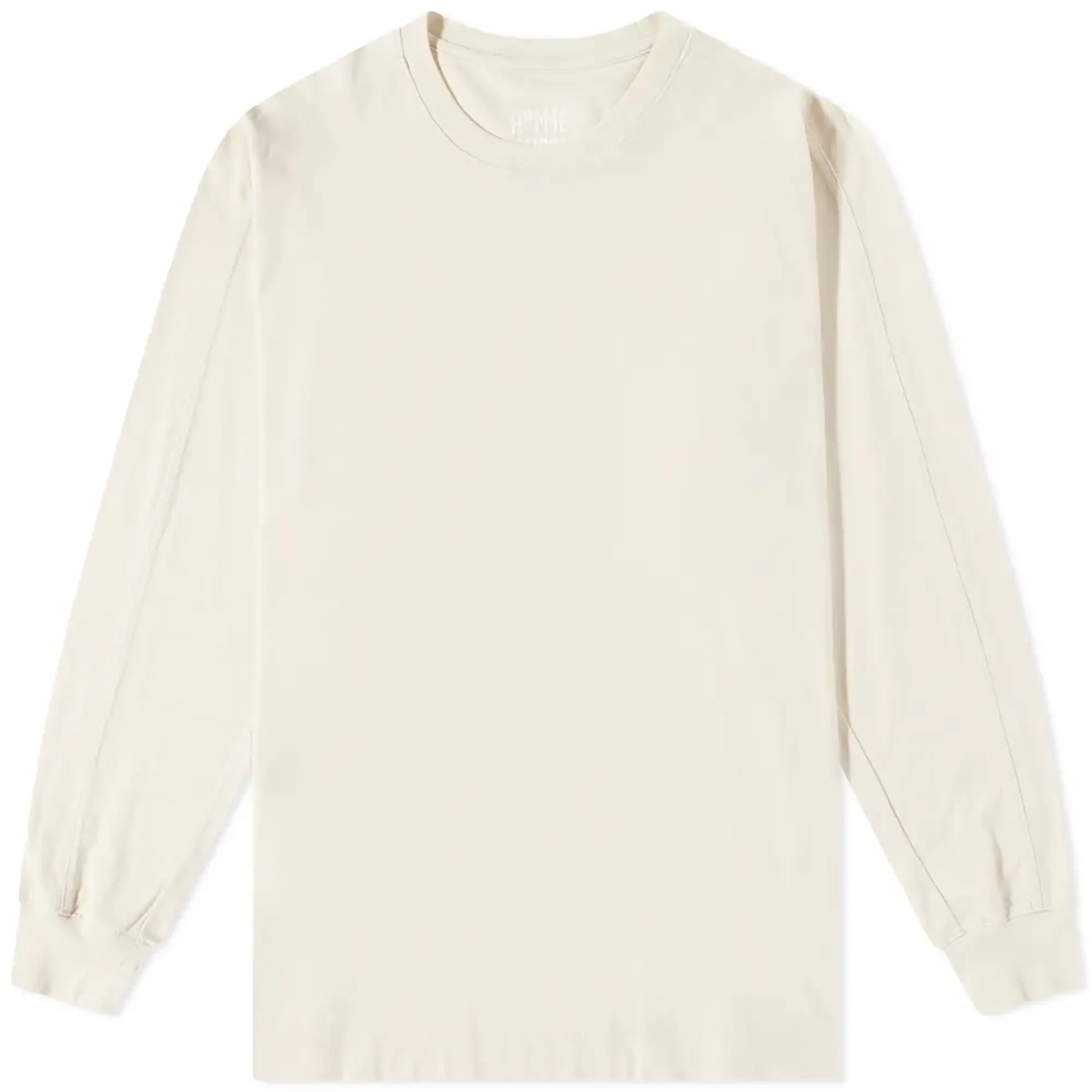 Homme Plissé Issey Miyake Men's Long Sleeve Release Tee Ivory