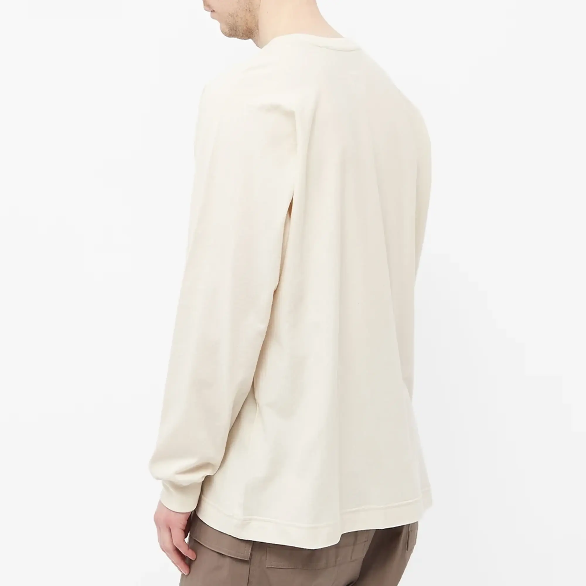 Homme Plissé Issey Miyake Men's Long Sleeve Release Tee Ivory