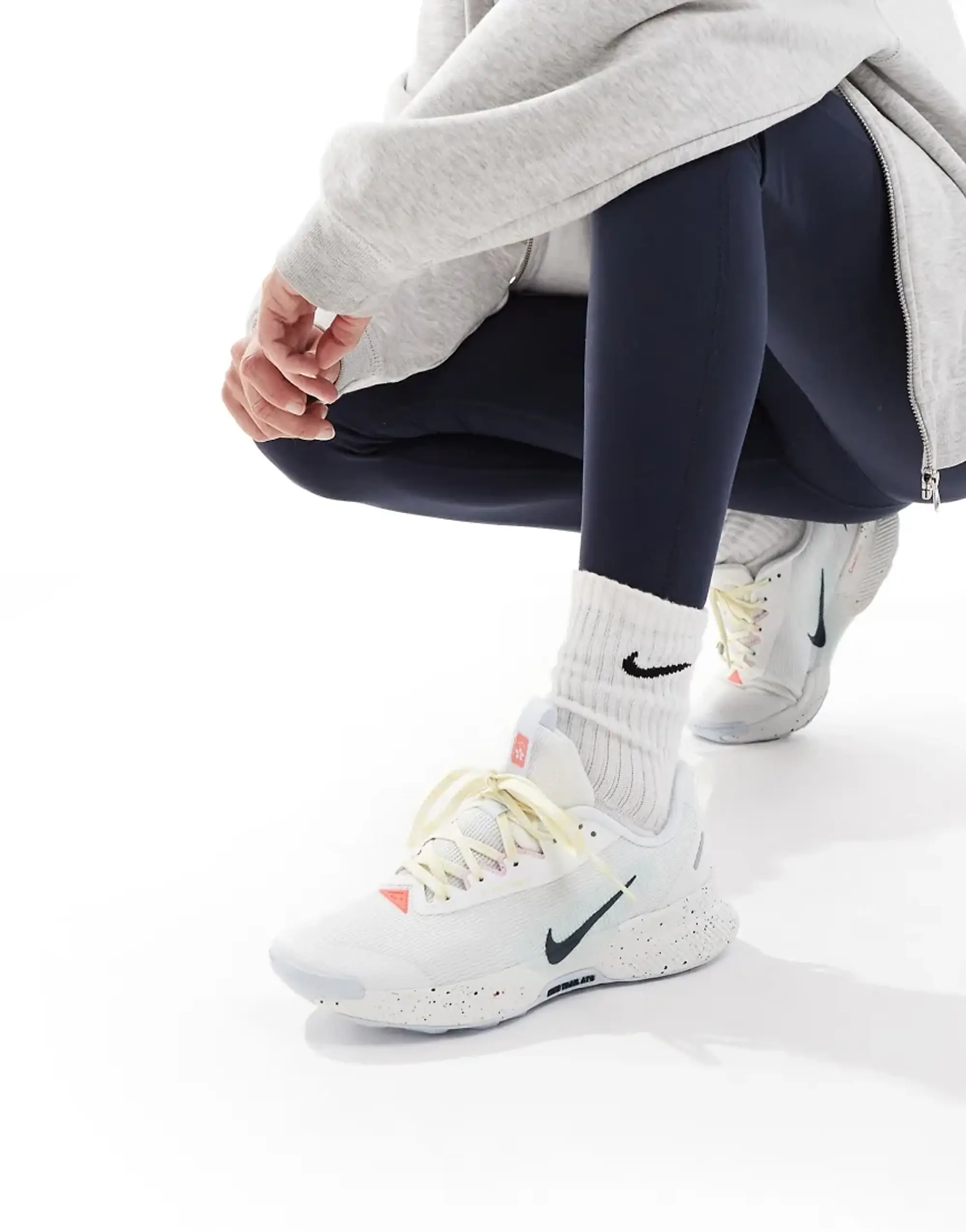 Nike Running Juniper Trail 3 Trainers In White
