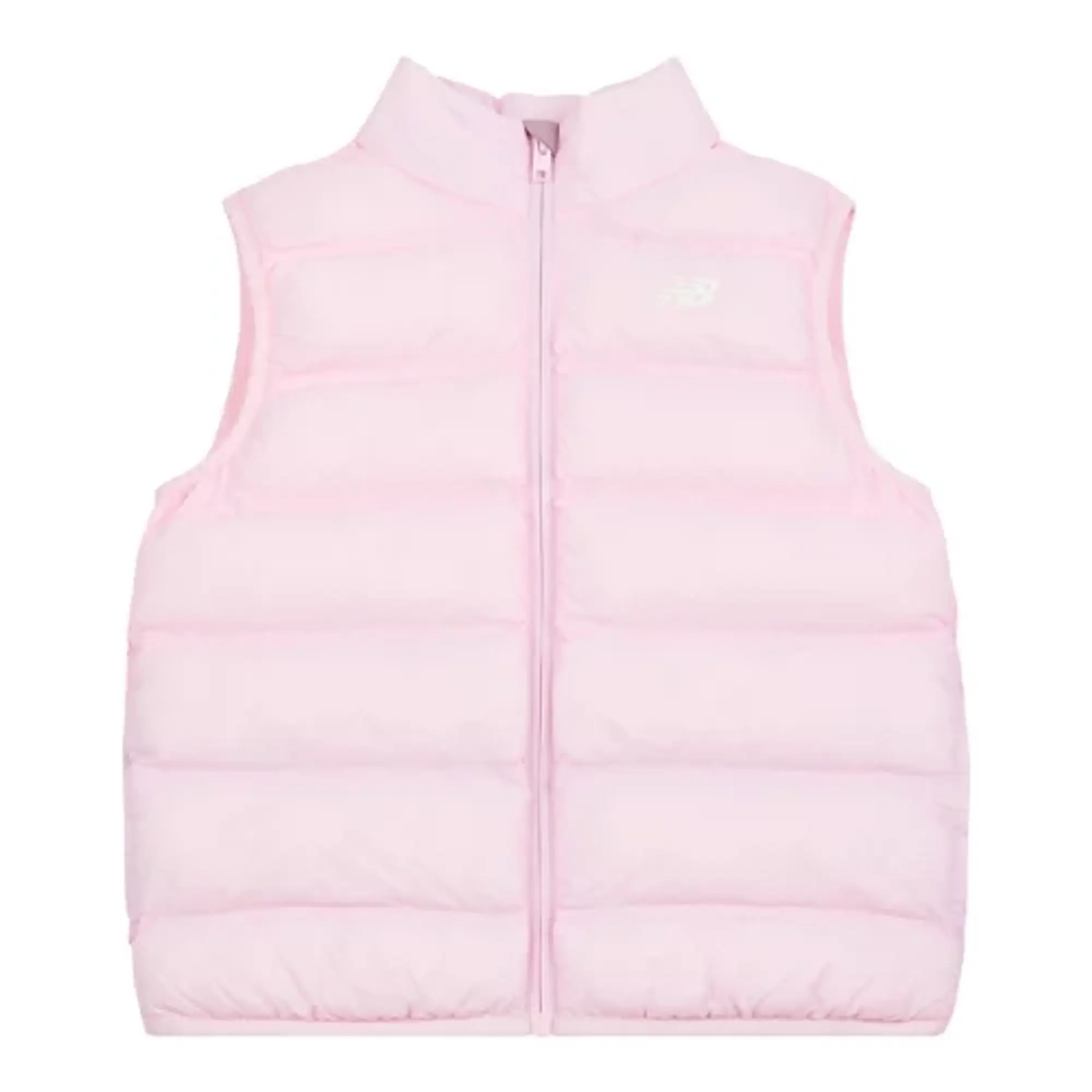 New Balance Girls Bond Quilted Vest in Pink Nylon