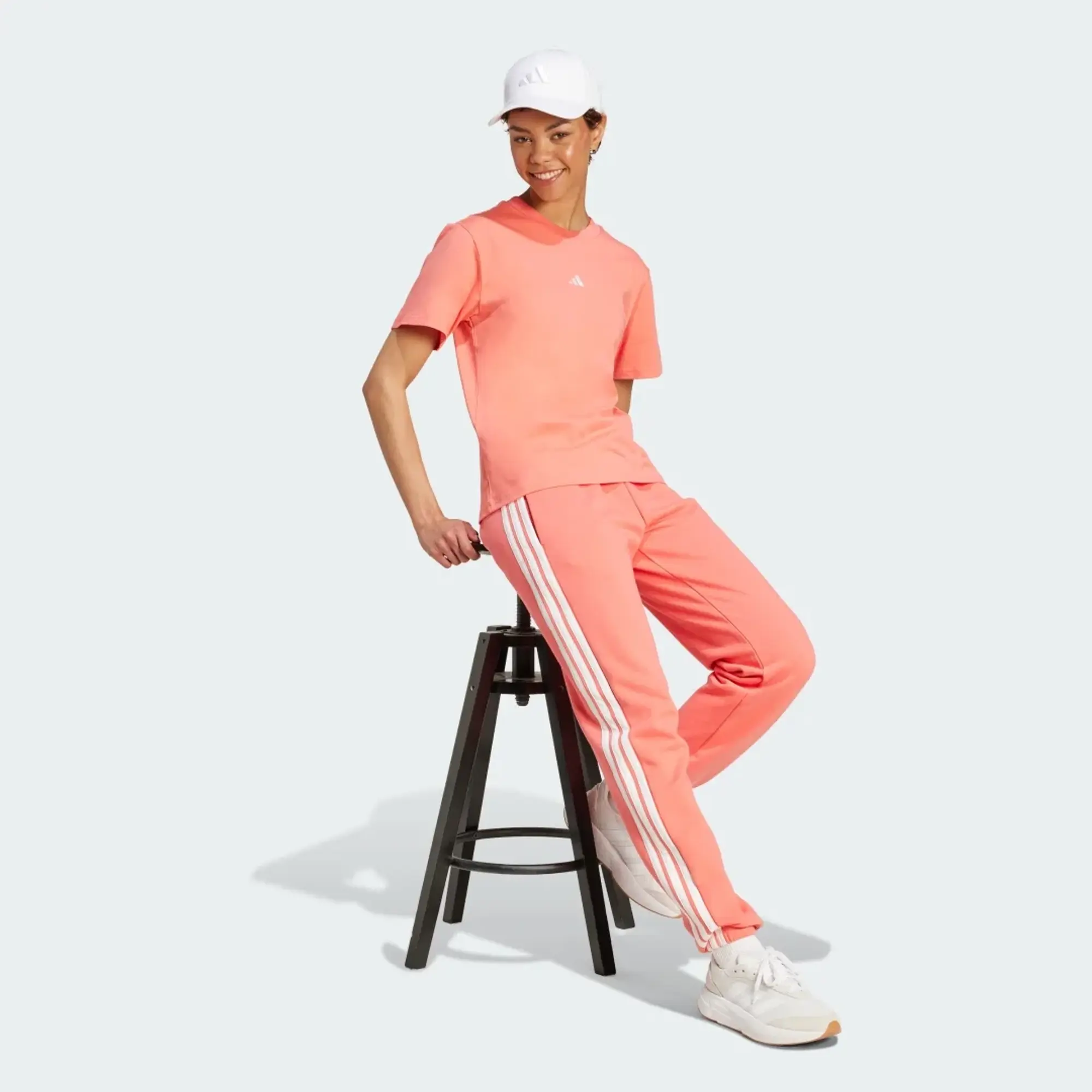 adidas Essentials 3-Stripes French Terry Cuffed Joggers