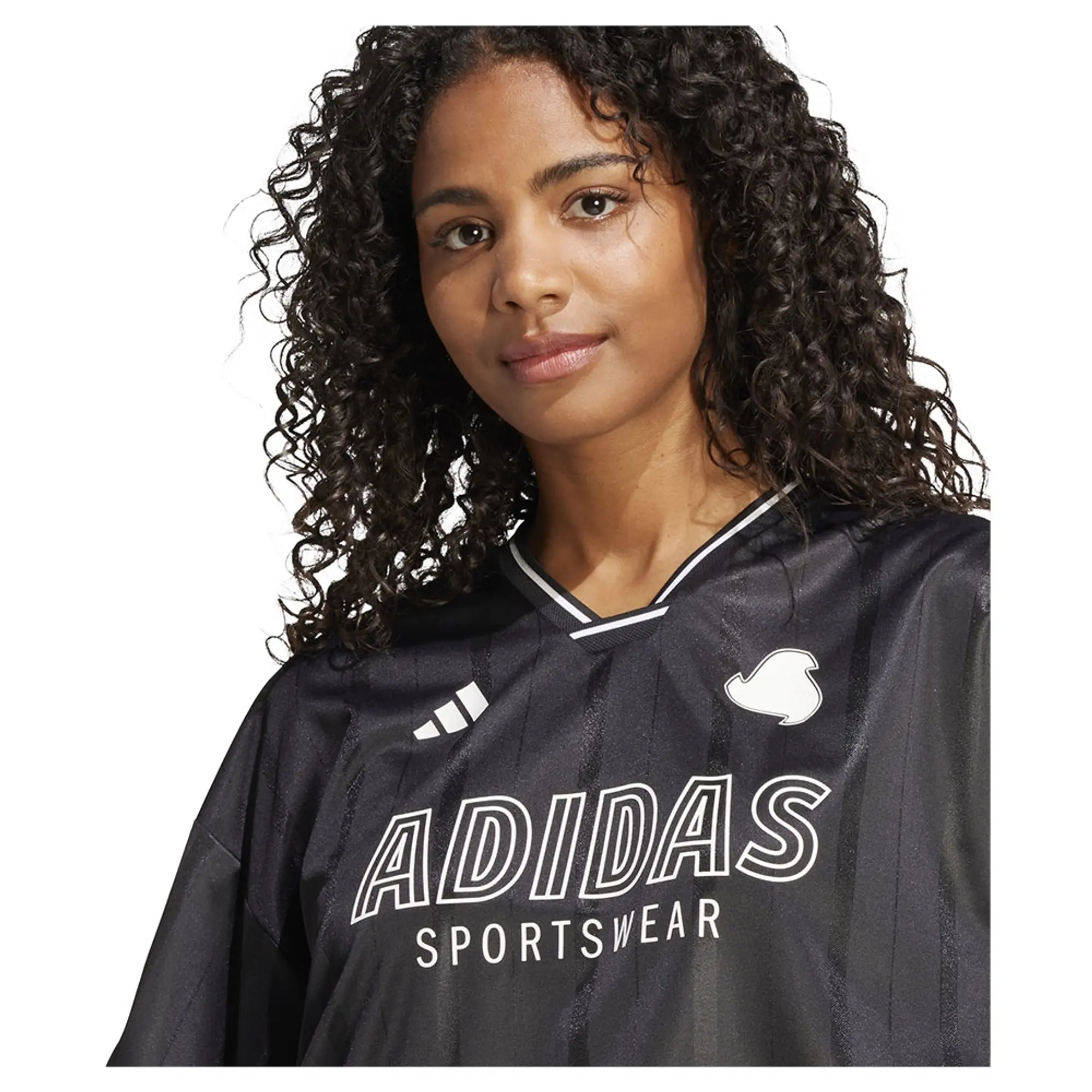 Adidas Tiro Cut 3 Stripes Oversized Jersey Short Sleeve T-shirt