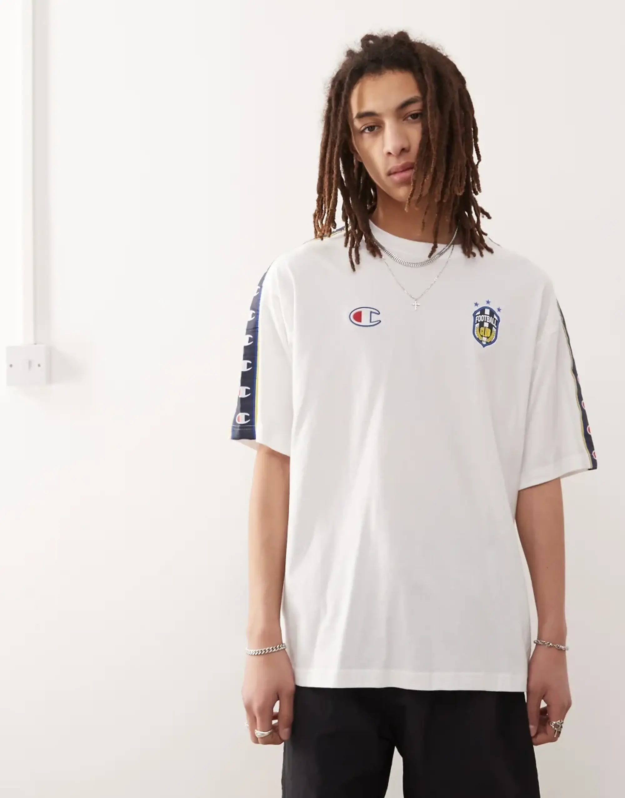 Champion Football T-Shirt In White