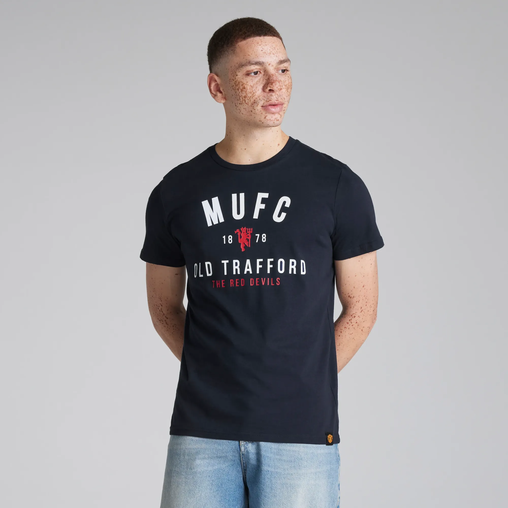 Manchester United MUFC Old Trafford T-Shirt Navy