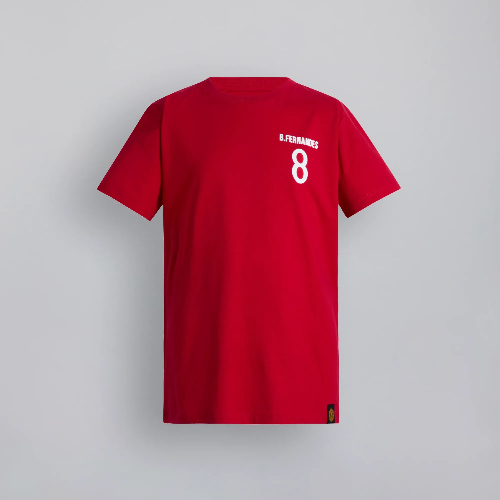 Manchester United Kids Fernandes 8 T-Shirt Red