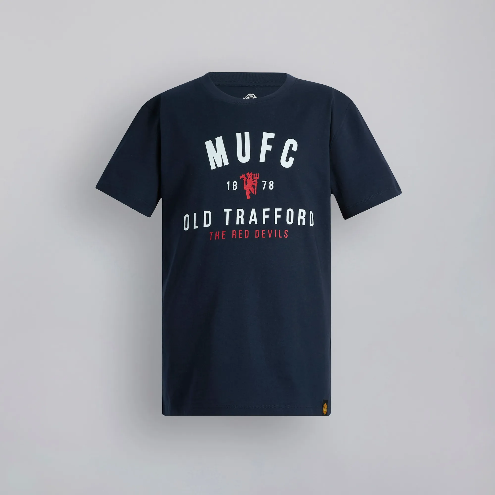 Manchester United Kids MUFC Old Trafford T-Shirt Navy