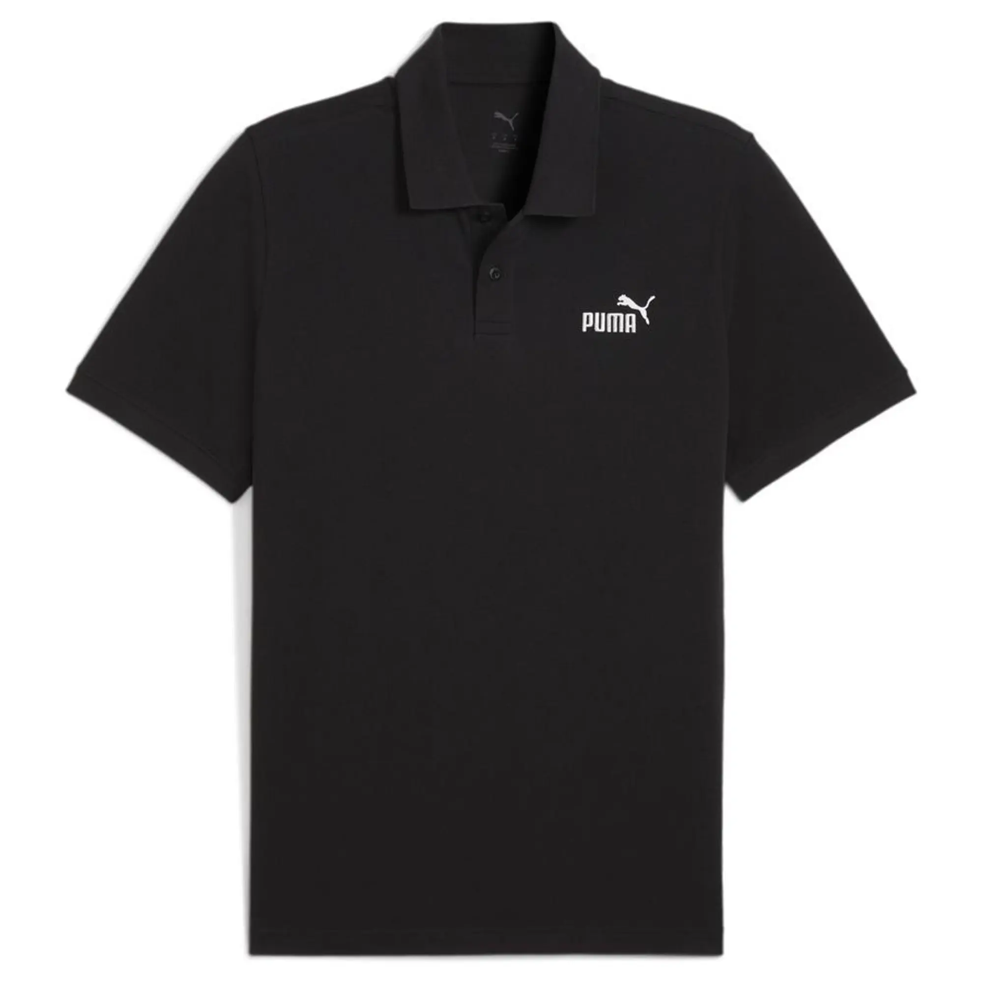 Ess No. 1 Logo Pique Polo Puma Black - ['Black']
