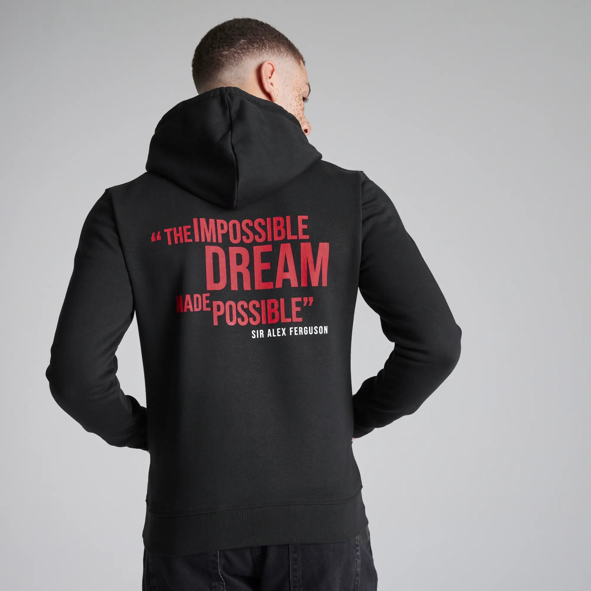 Manchester United The Impossible Dream Hoodie Black
