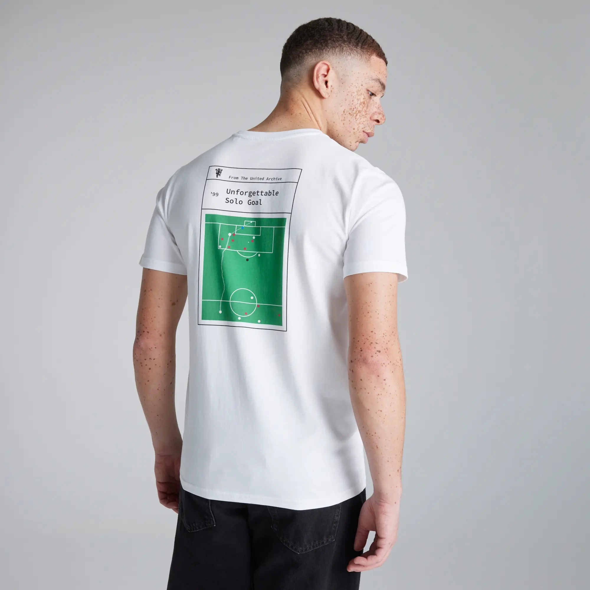 Manchester United 99 Goal Tactics T-Shirt White