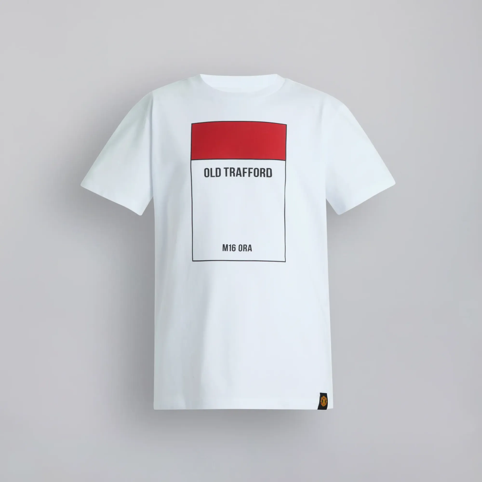 Manchester United Kids Old Trafford M16 0RA T-Shirt White