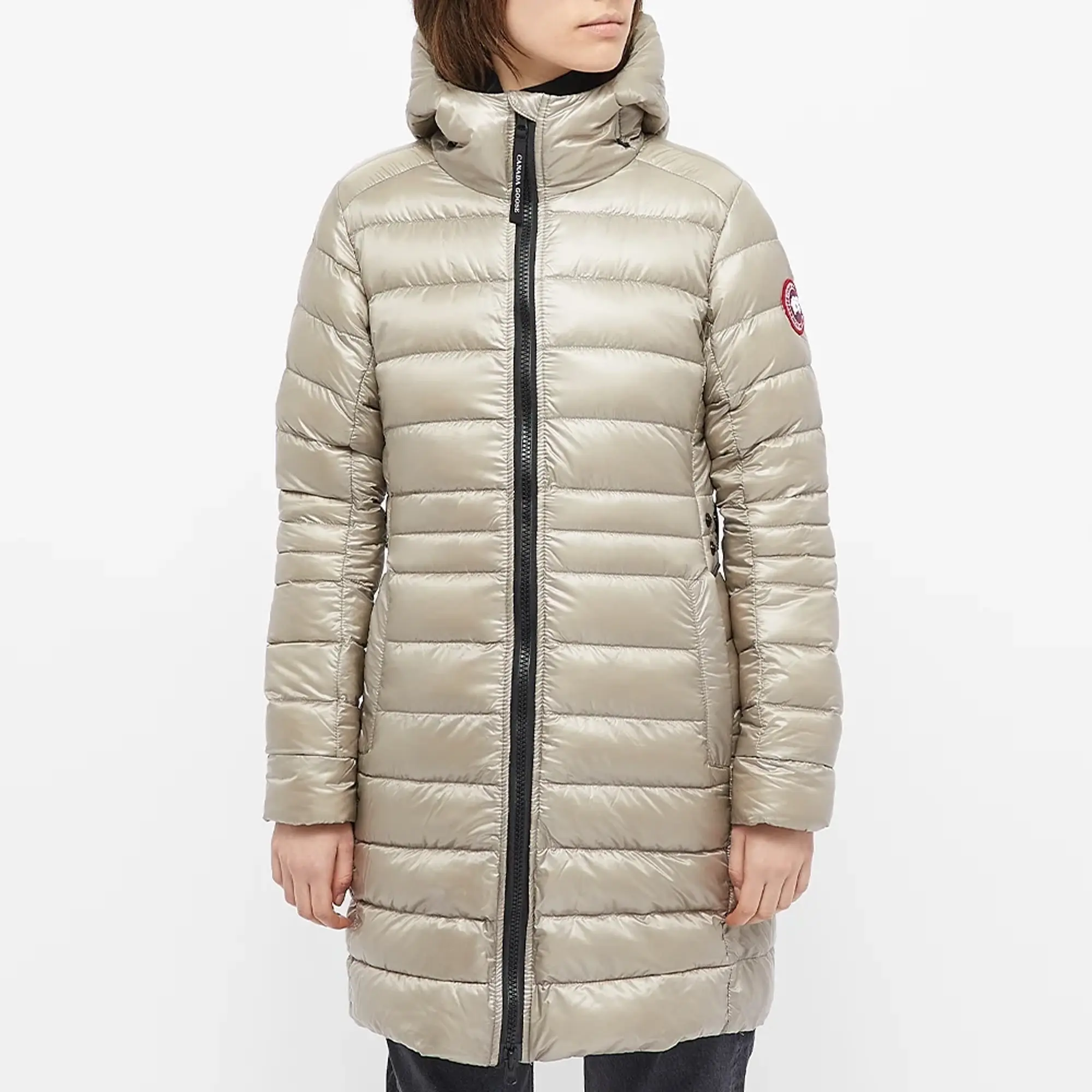 Canada Goose Women's Cypress Hooded Jacket Limestone