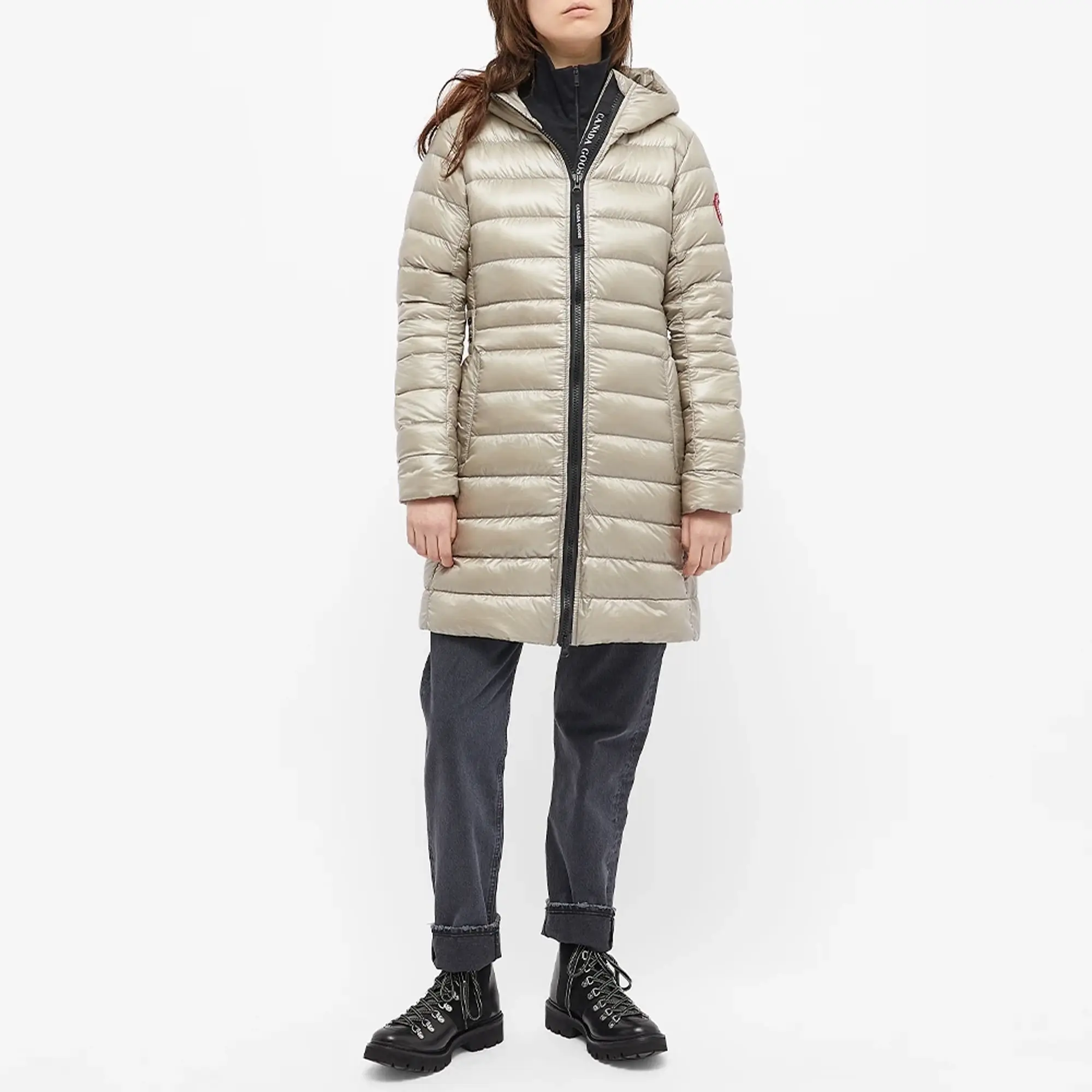 Canada Goose Women's Cypress Hooded Jacket Limestone