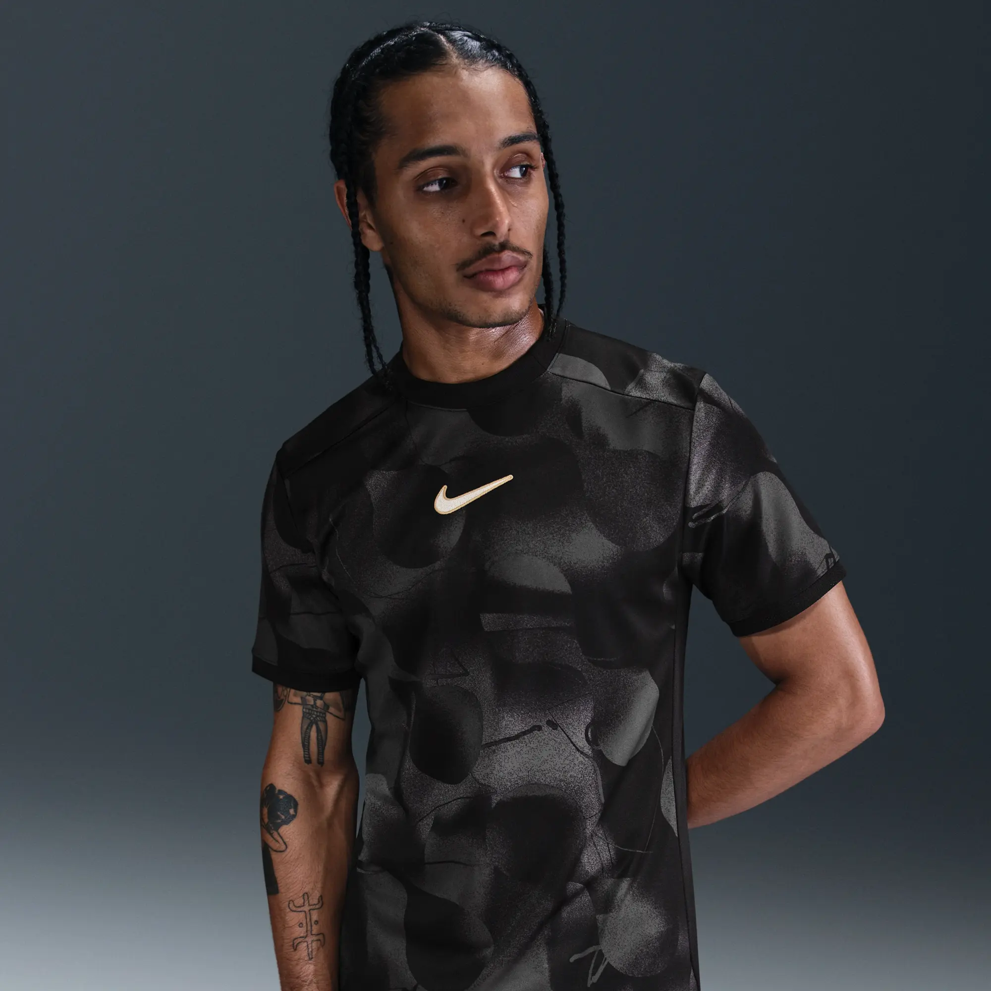 Nike Academy+ Men's Dri-FIT Football Top - Grey - Polyester
