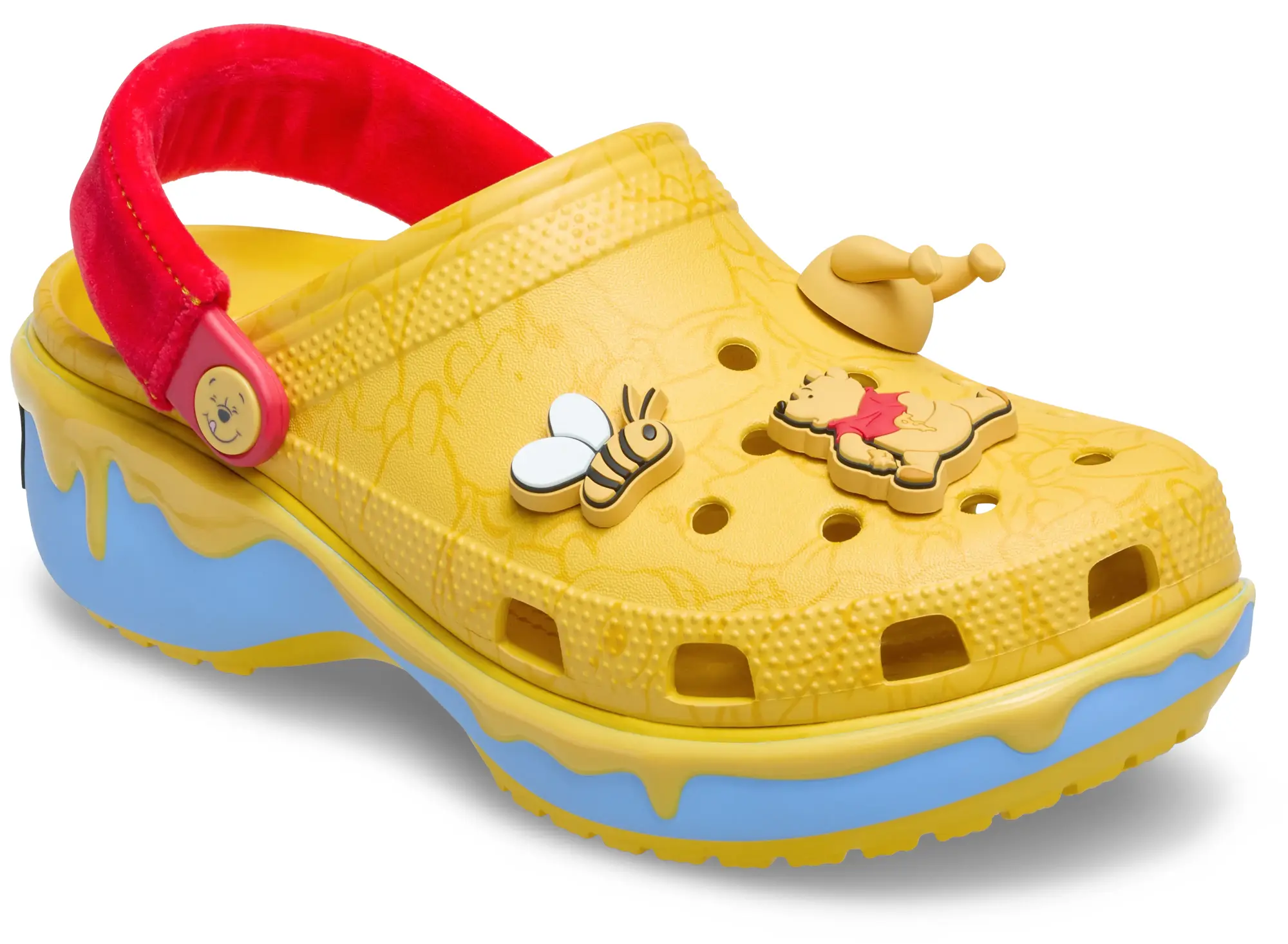 Crocs | Women | Disney Winnie The Pooh Classic Platform | Clogs | Multi | 3