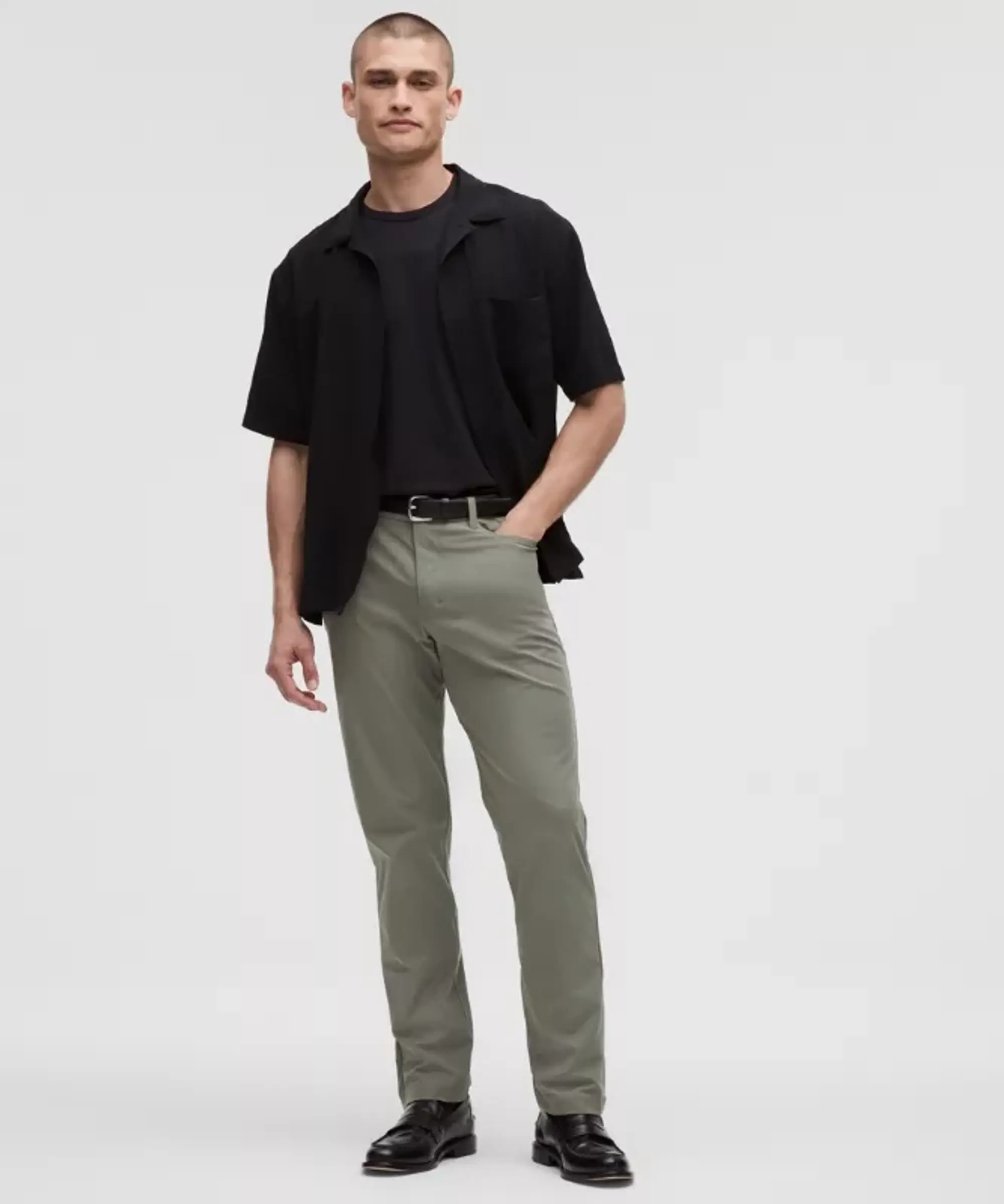 lululemon – Men's ABC Classic-Fit 5 Pocket Trousers 34L Warpstreme – Color Grey – Size 30