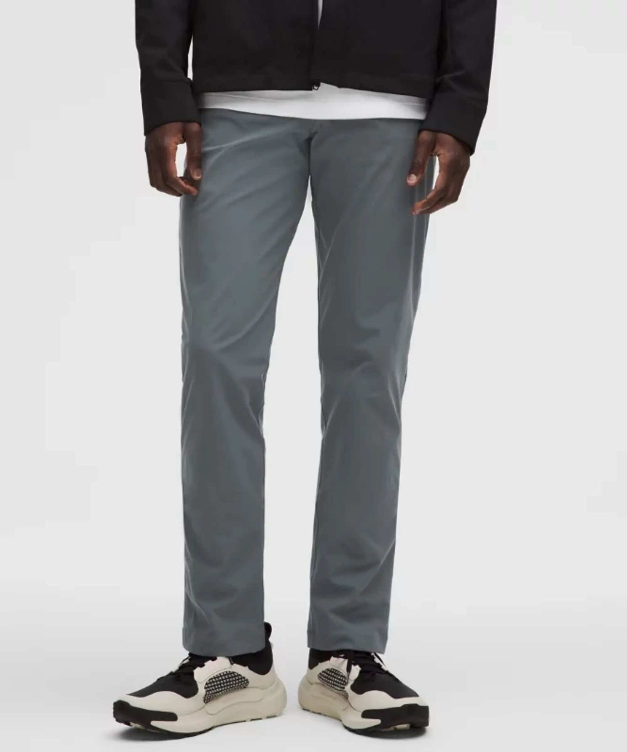 lululemon – Men's ABC Classic-Fit 5 Pocket Trousers 34L Warpstreme – Color Grey/Blue – Size 30