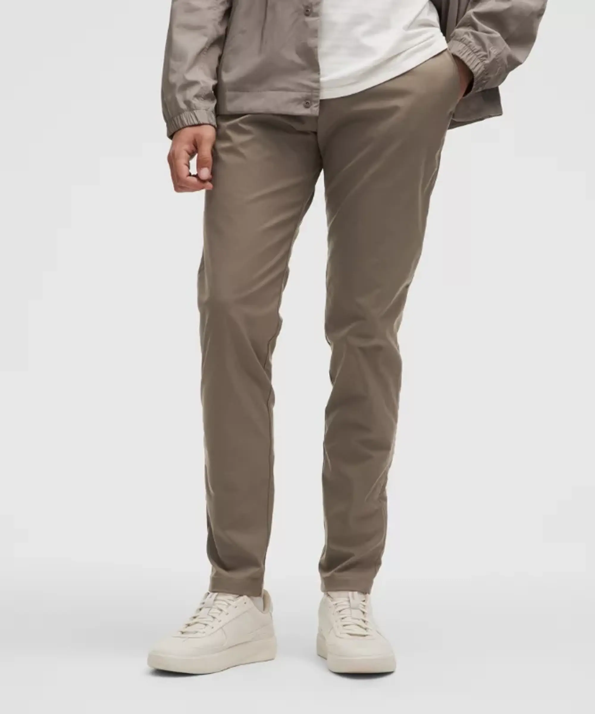 lululemon – Men's ABC Slim-Fit Trousers 32L Smooth Twill – Color Brown – Size 28
