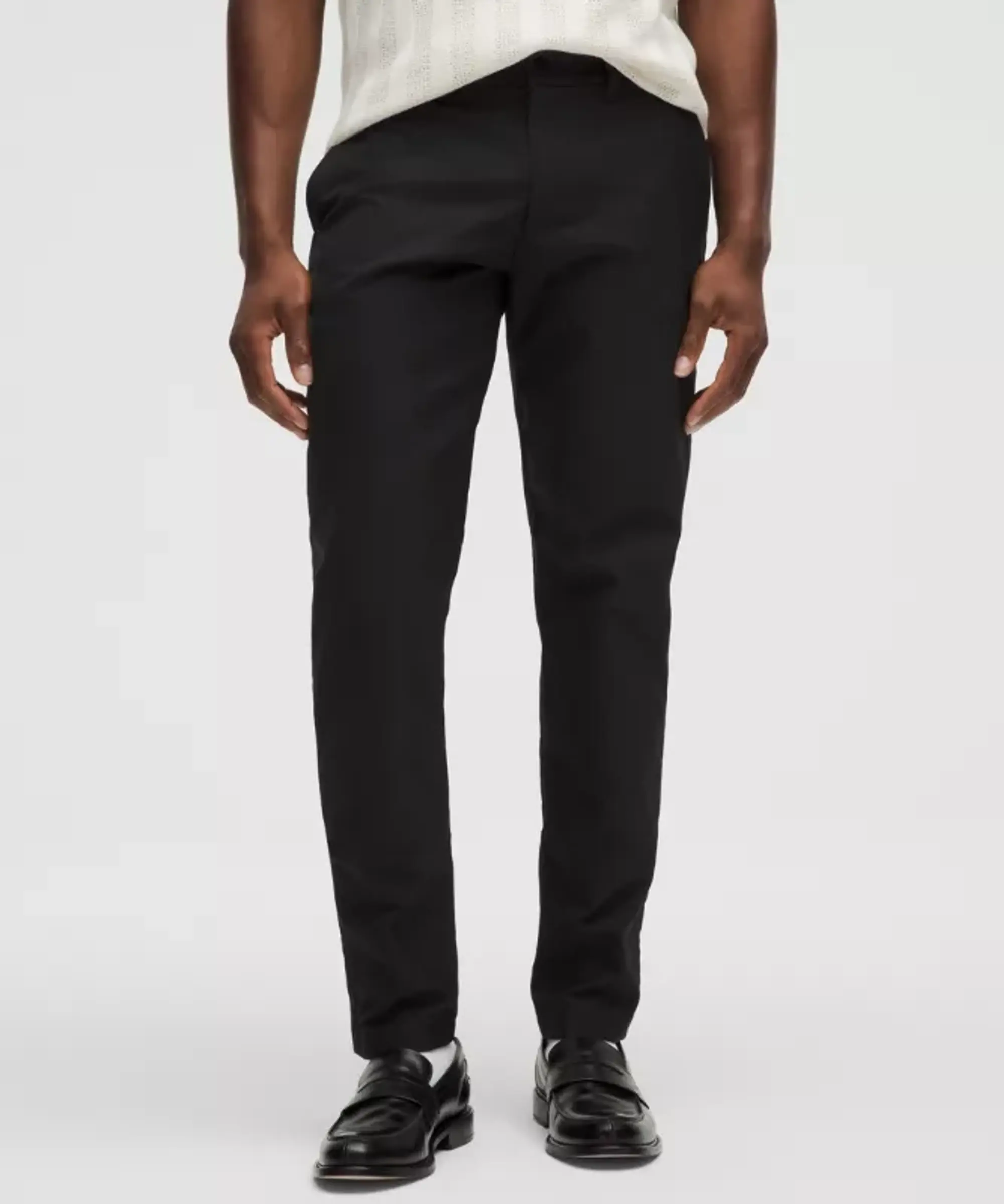 lululemon – Men's ABC Slim-Fit Trousers 34L Smooth Twill – Color Black – Size 30