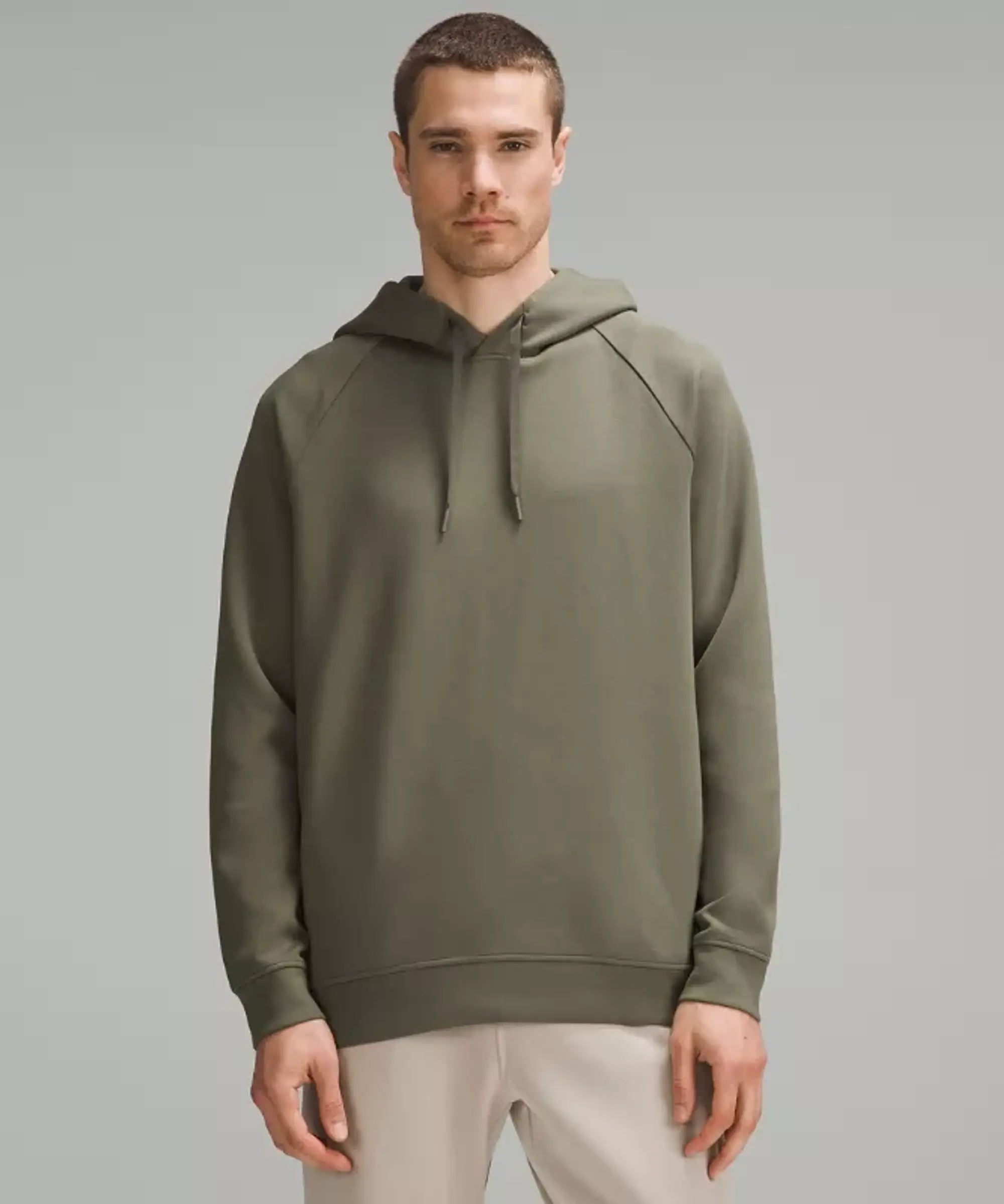 lululemon – Men's Smooth Spacer Classic-Fit Pullover Hoodie – Color Green – Size L