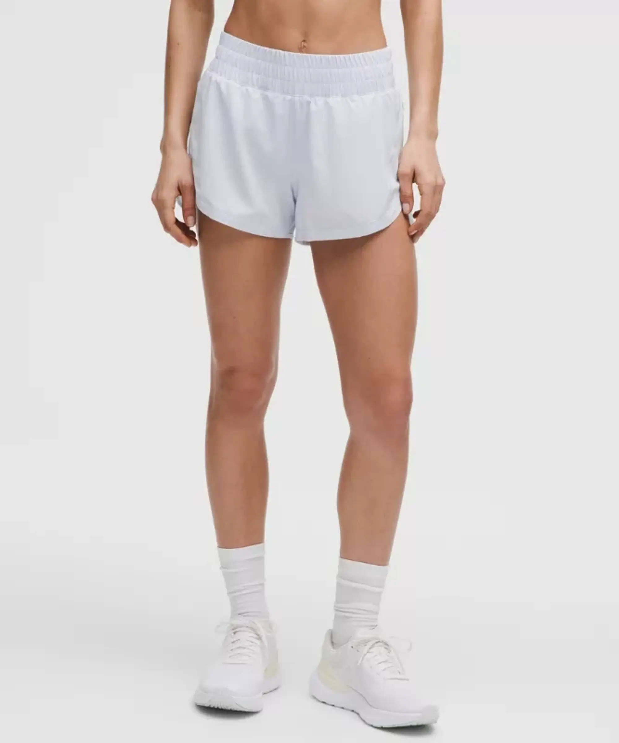 lululemon – Women's Track That High-Rise Lined Shorts – 3" – Color Blue – Size 0