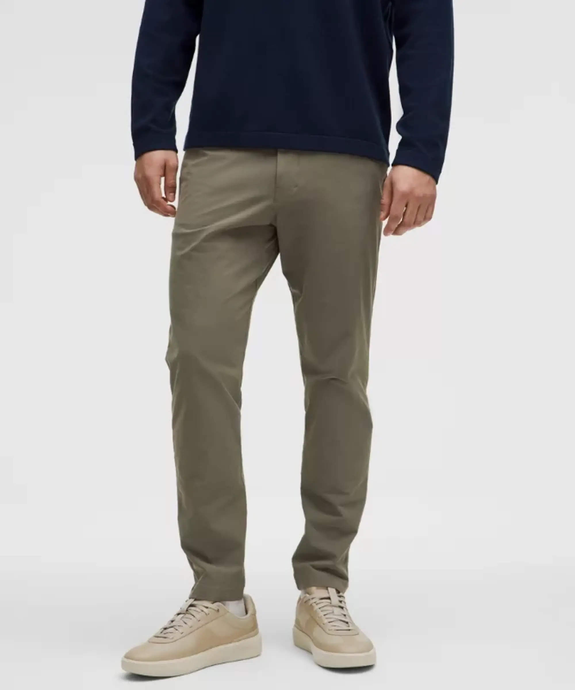 lululemon – Men's ABC Slim-Fit 5 Pocket Trousers 32L Stretch Cotton VersaTwill – Color Green – Size 29