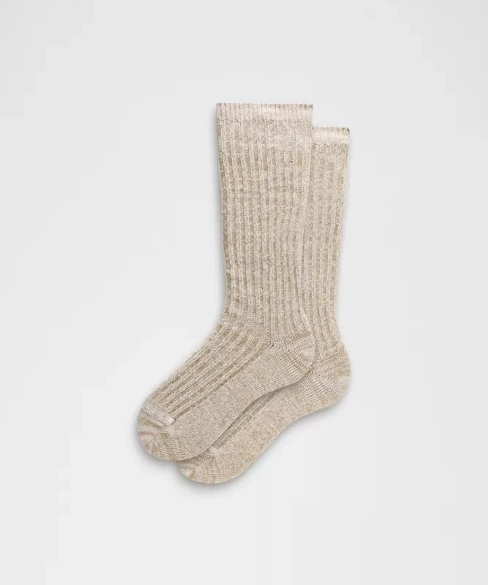 lululemon – Unisex Crew-Length Ragg Socks – Color White – Size L