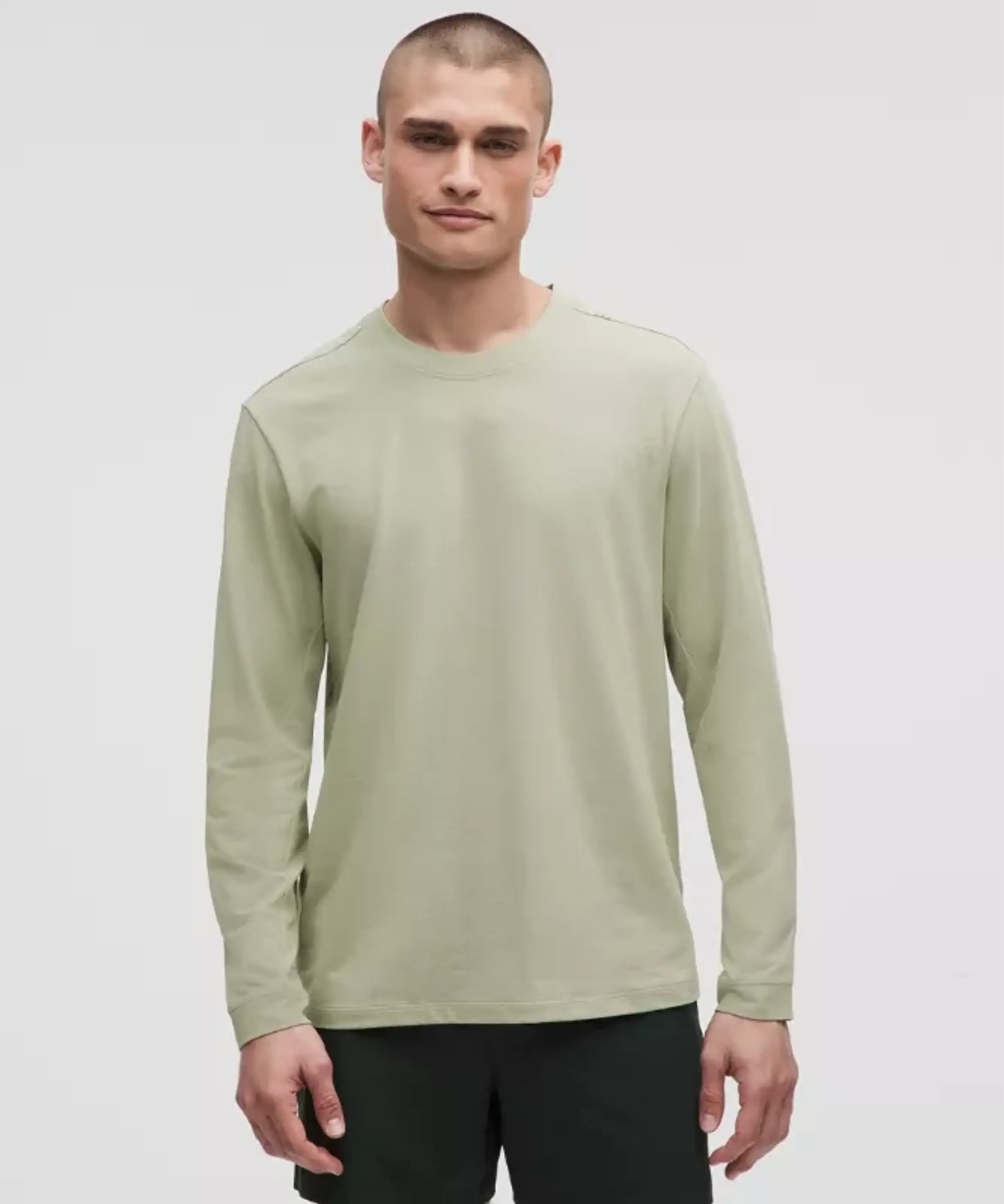 lululemon – Men's Zeroed In Long-Sleeve Shirt – Color Green/Pastel – Size L