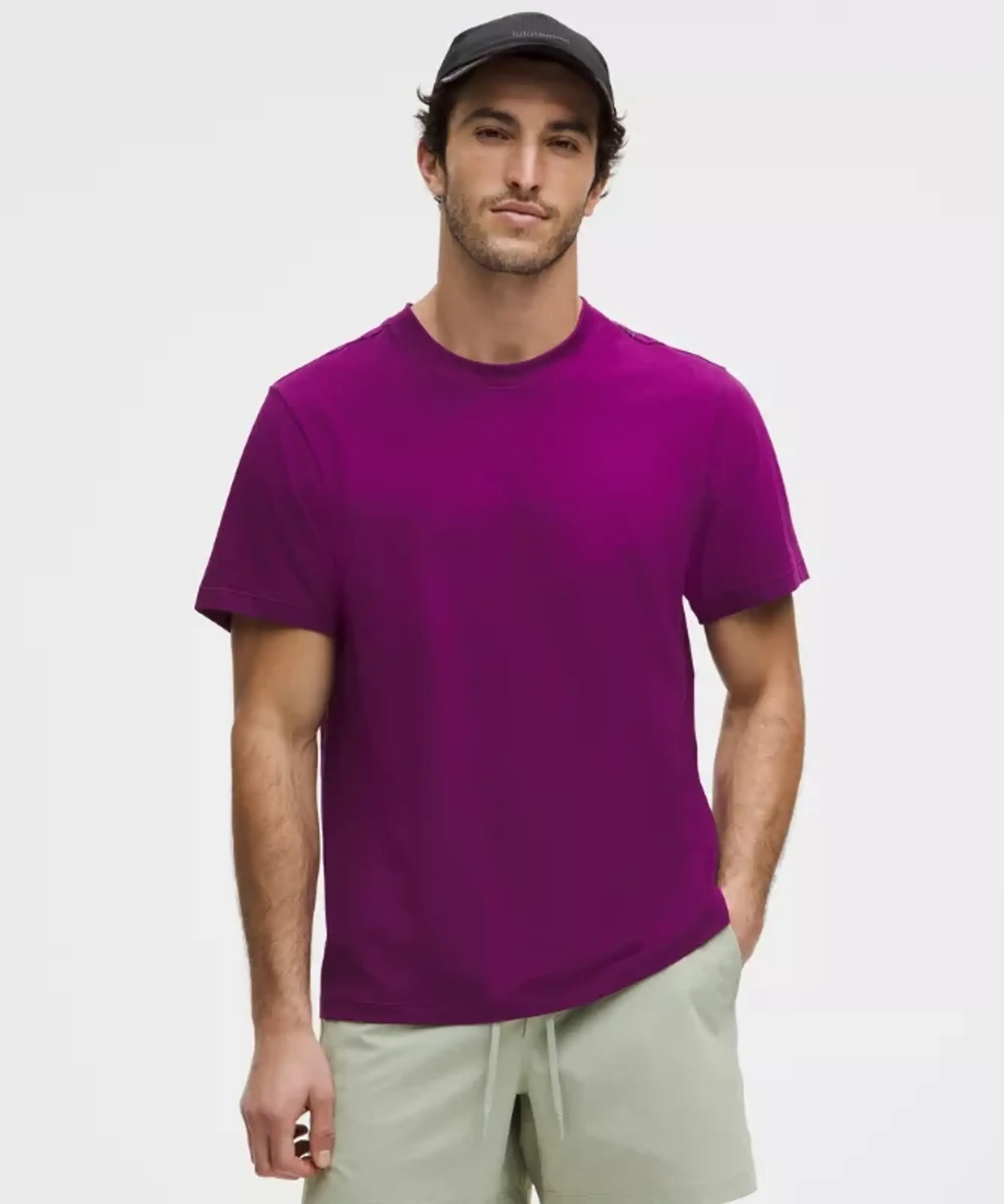 lululemon – Men's Zeroed In Short-Sleeve Shirt – Color Purple – Size L