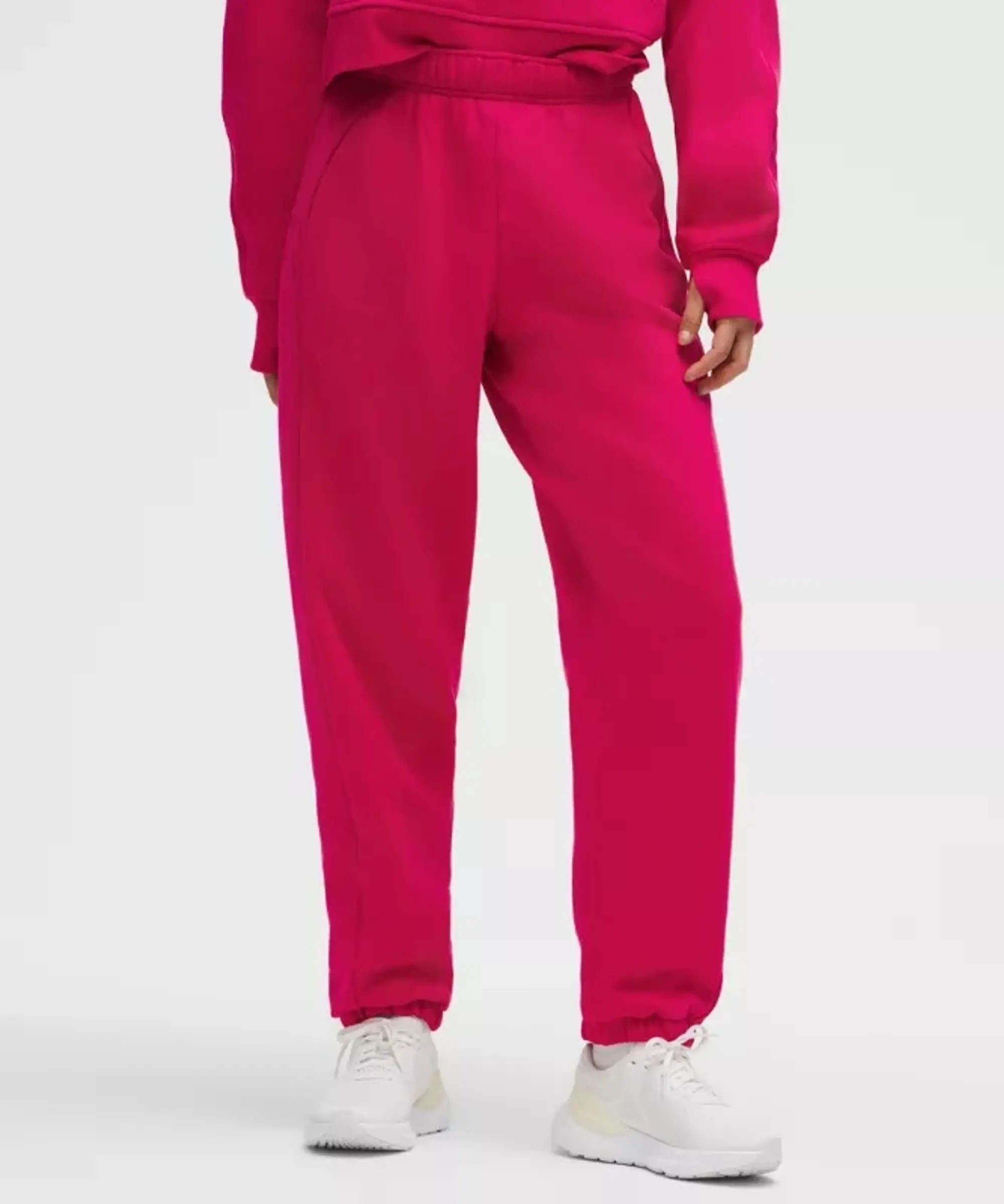 lululemon – Women's Scuba Mid-Rise Oversized Joggers Regular – Color Pink – Size L