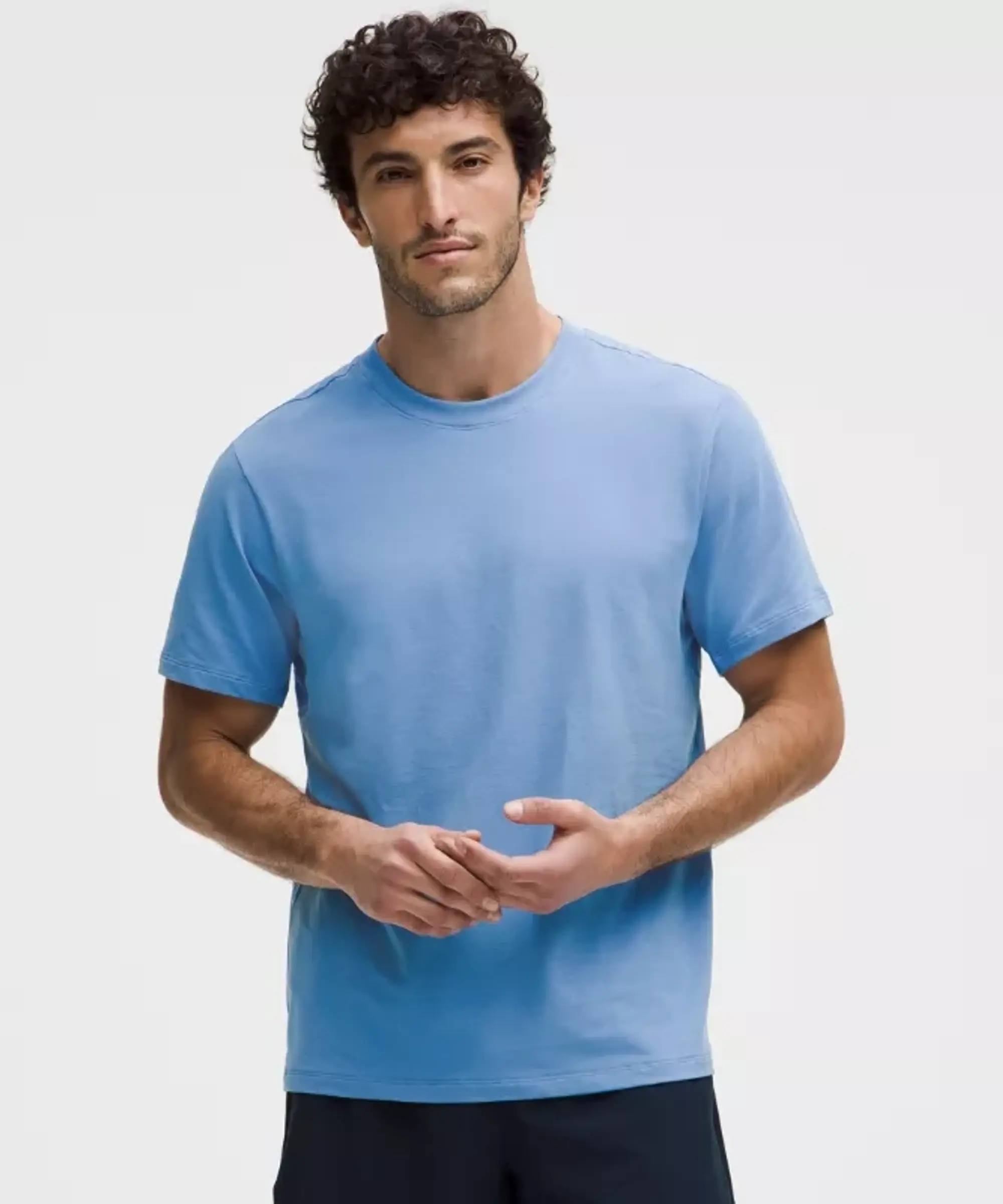lululemon – Men's Zeroed In Short-Sleeve Shirt – Color Blue – Size L