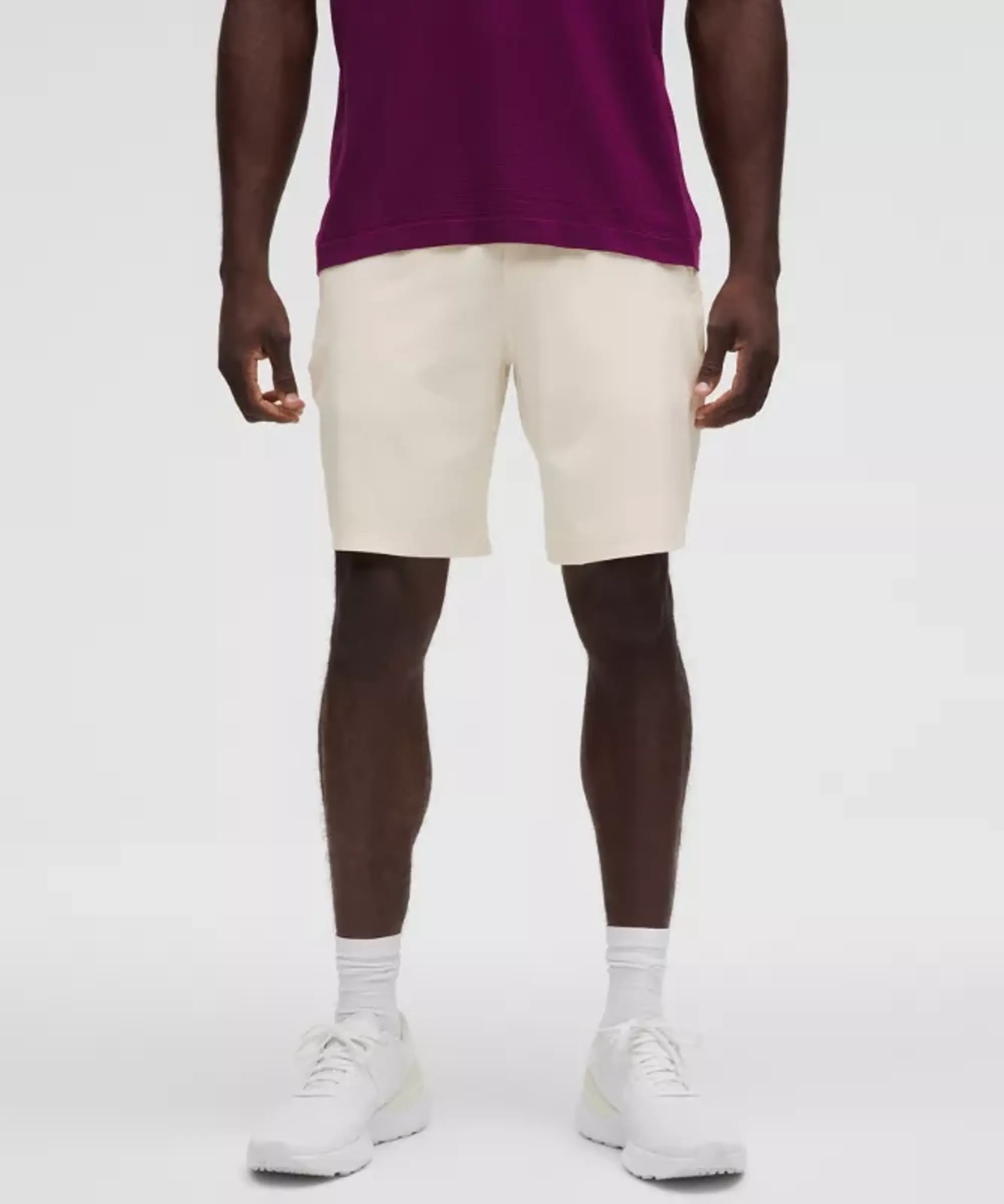 lululemon – Men's Pace Breaker Linerless Shorts – 9" – Color White – Size L