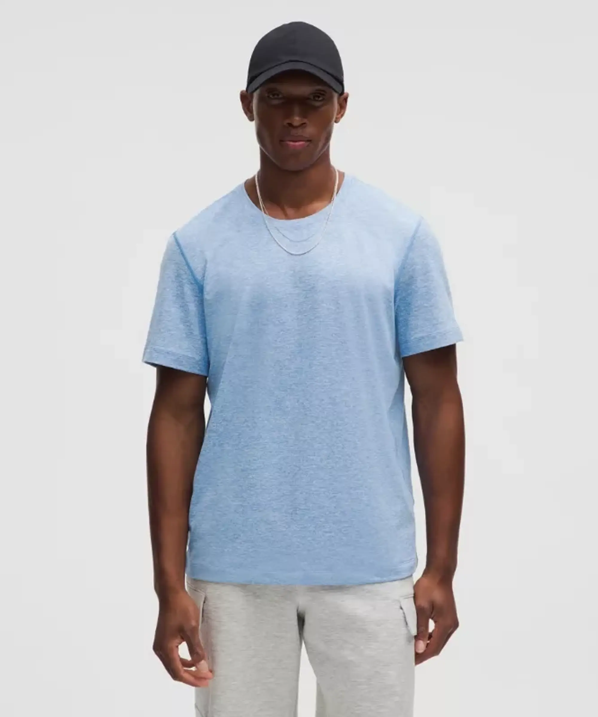 lululemon – Men's Soft Jersey Short-Sleeve Shirt – Color Blue – Size L