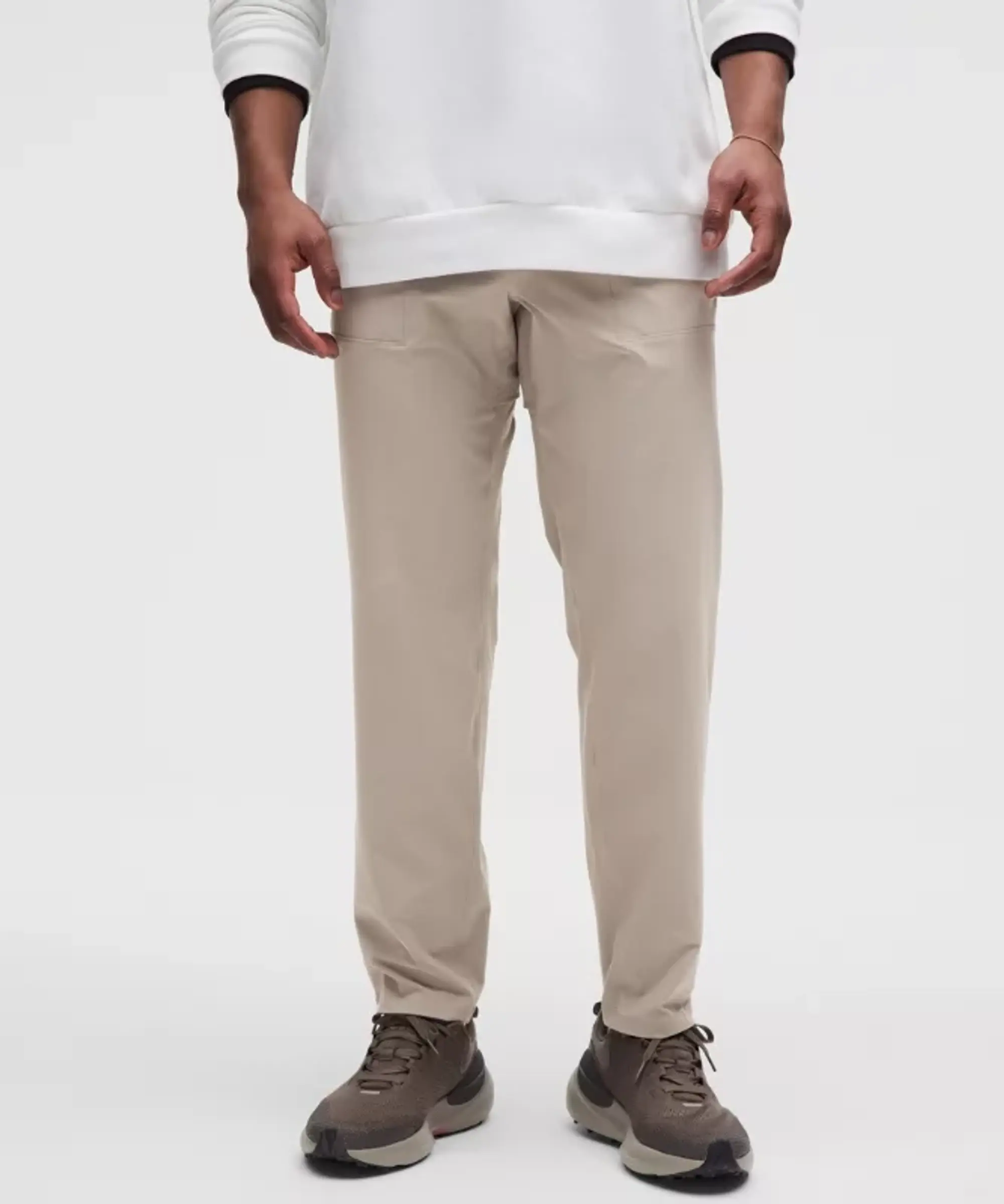lululemon – Men's Pull-On Classic-Fit Trousers 30L – Color Grey/Khaki – Size L