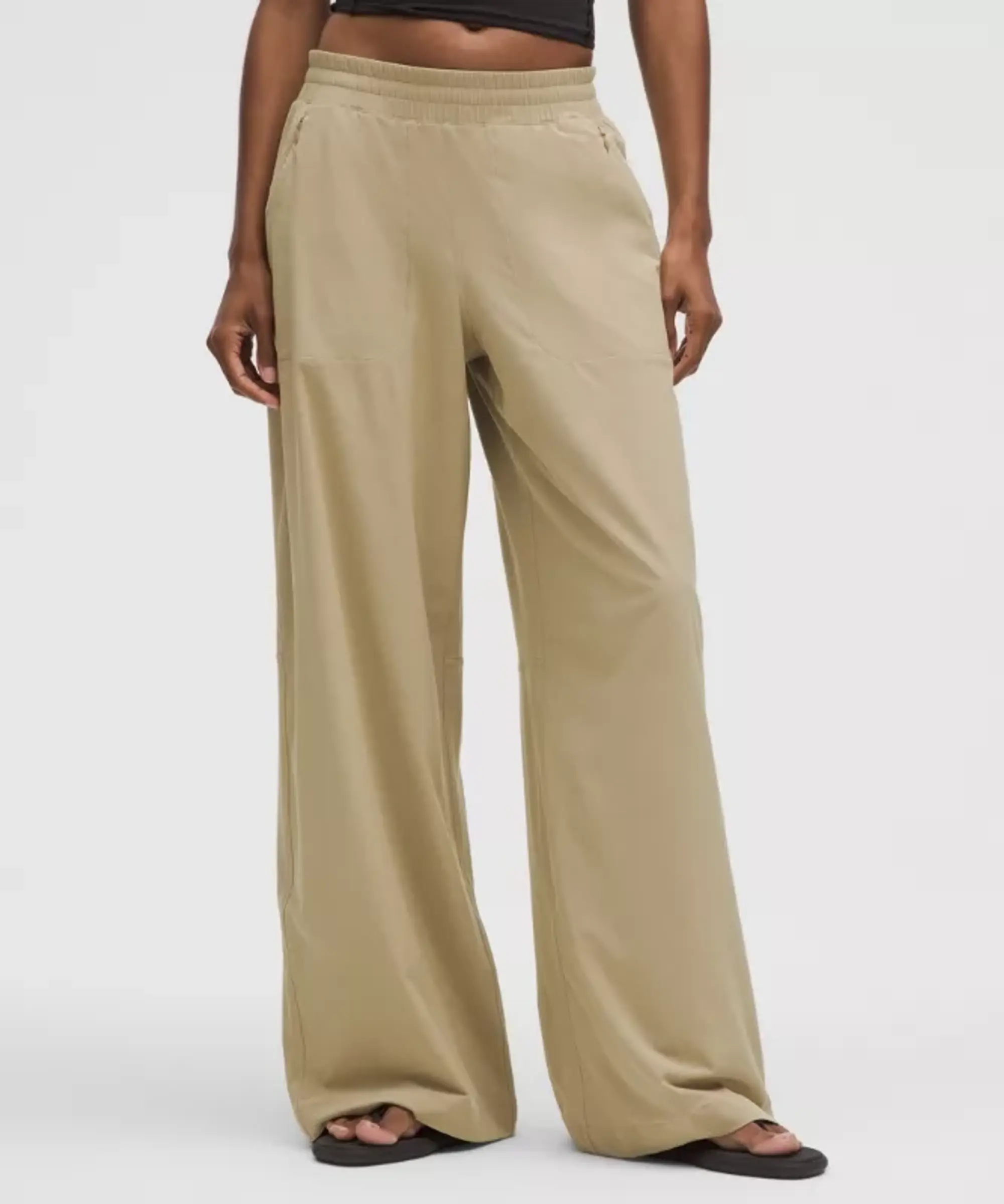lululemon – Women's Swift Mid-Rise Wide-Leg Pants – Color Brown – Size 0
