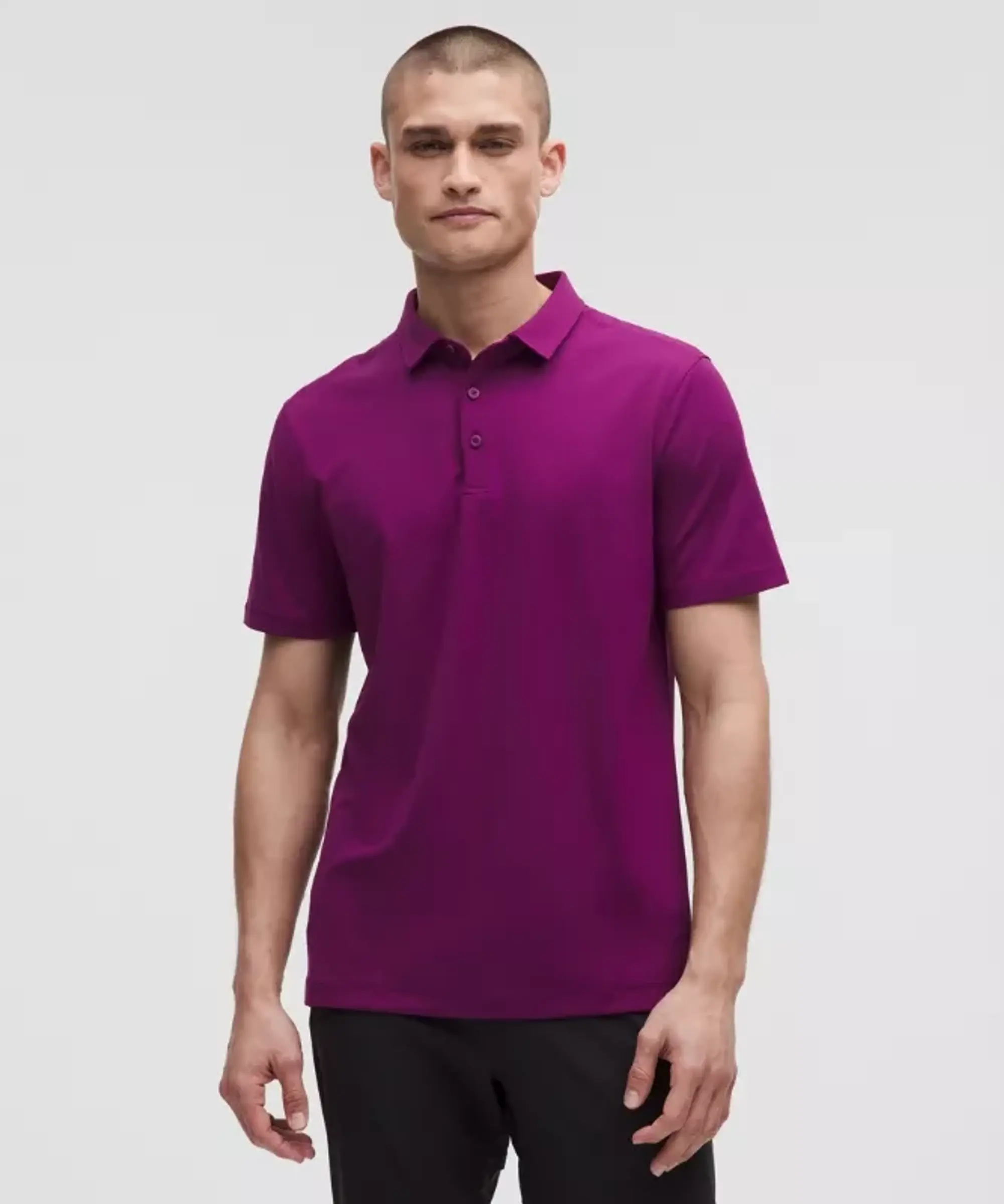 lululemon – Men's ShowZero Polo Shirt – Color Purple – Size L