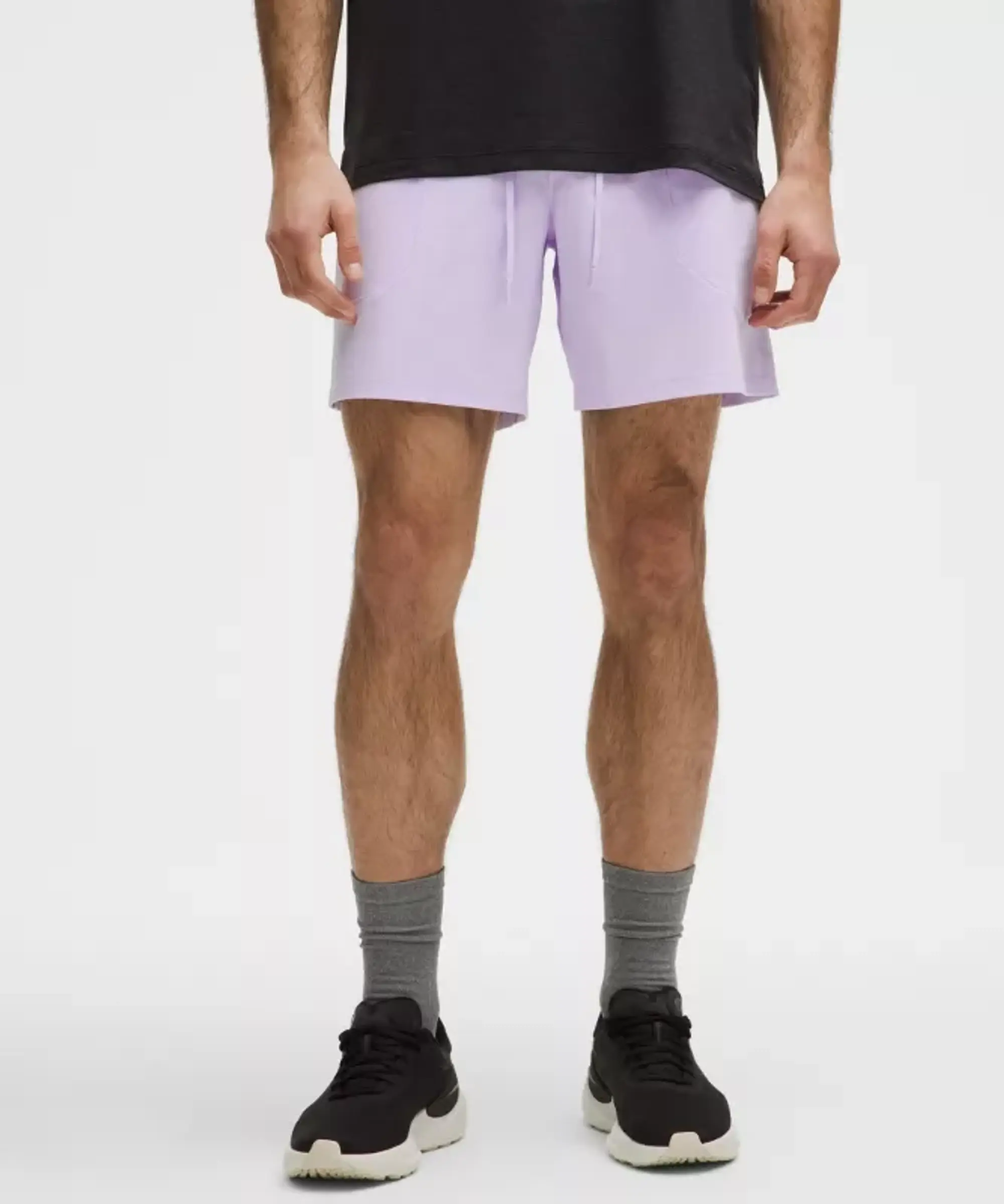 lululemon – Men's License to Train Linerless Shorts – 7" – Color Purple – Size L