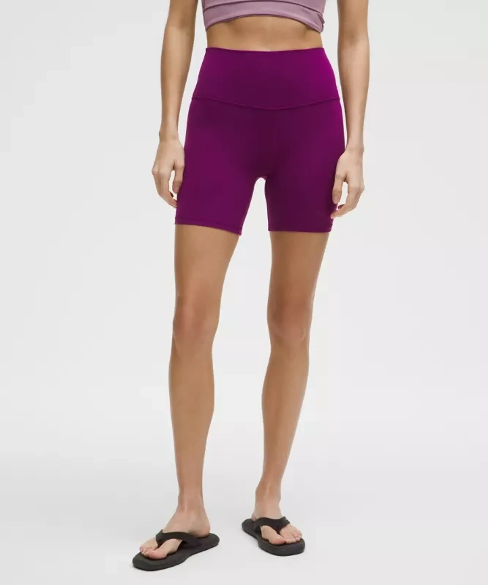 lululemon – Women's Align High-Rise Shorts – 6" – Color Purple – Size 0
