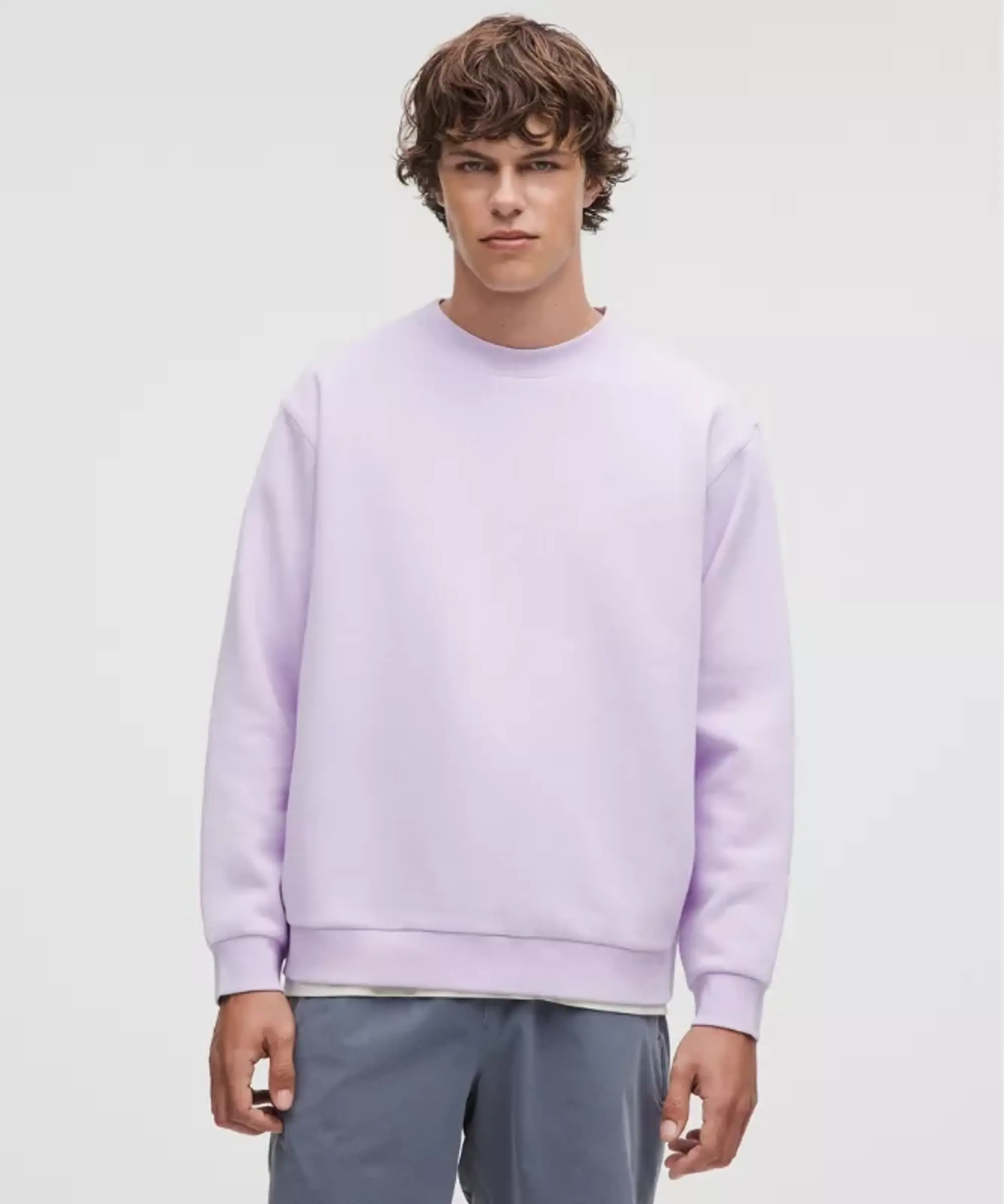 lululemon – Men's Steady State Crew Sweatshirt – Color Purple – Size L