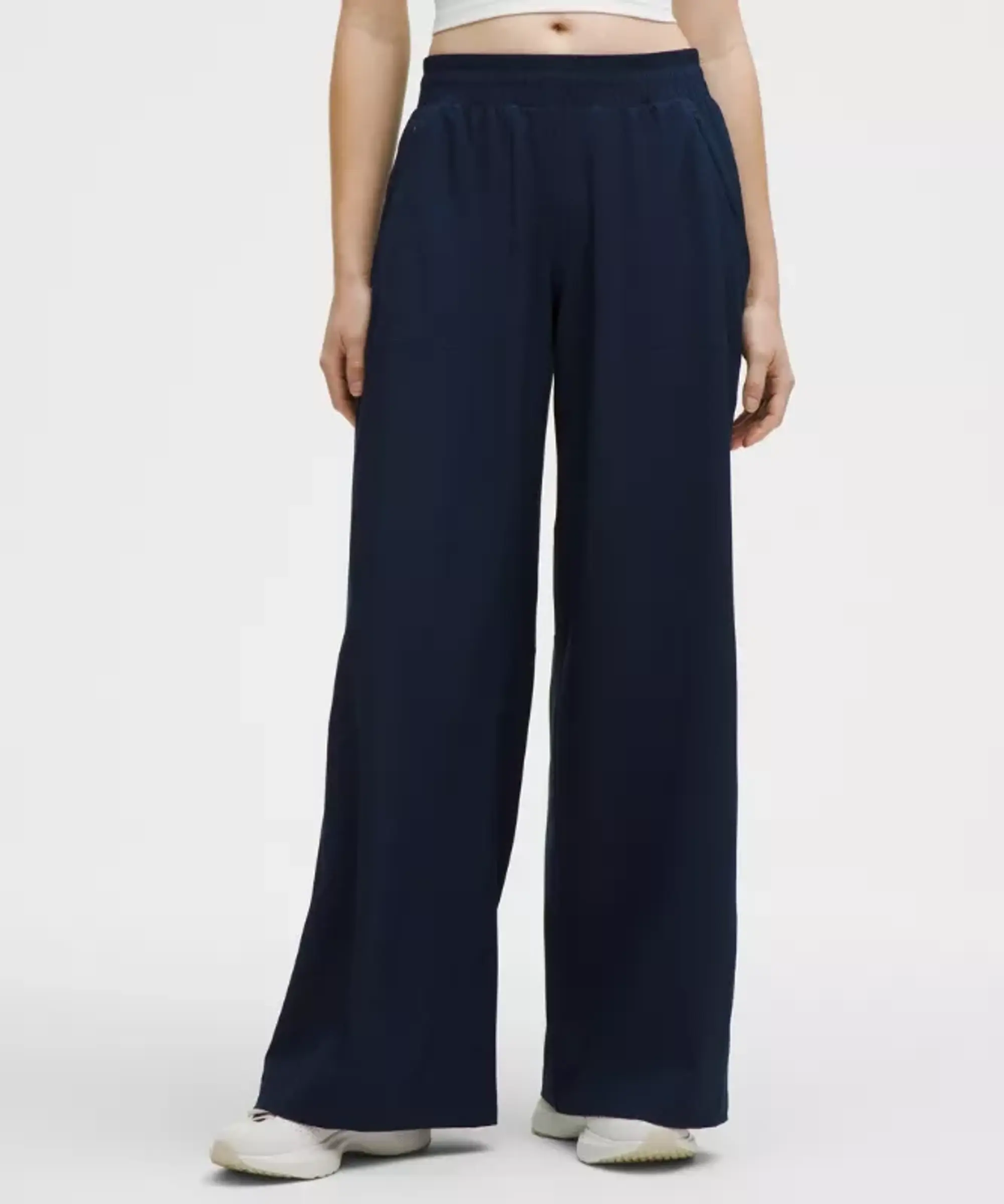 lululemon – Women's Swift Mid-Rise Wide-Leg Pants – Color Blue – Size 0