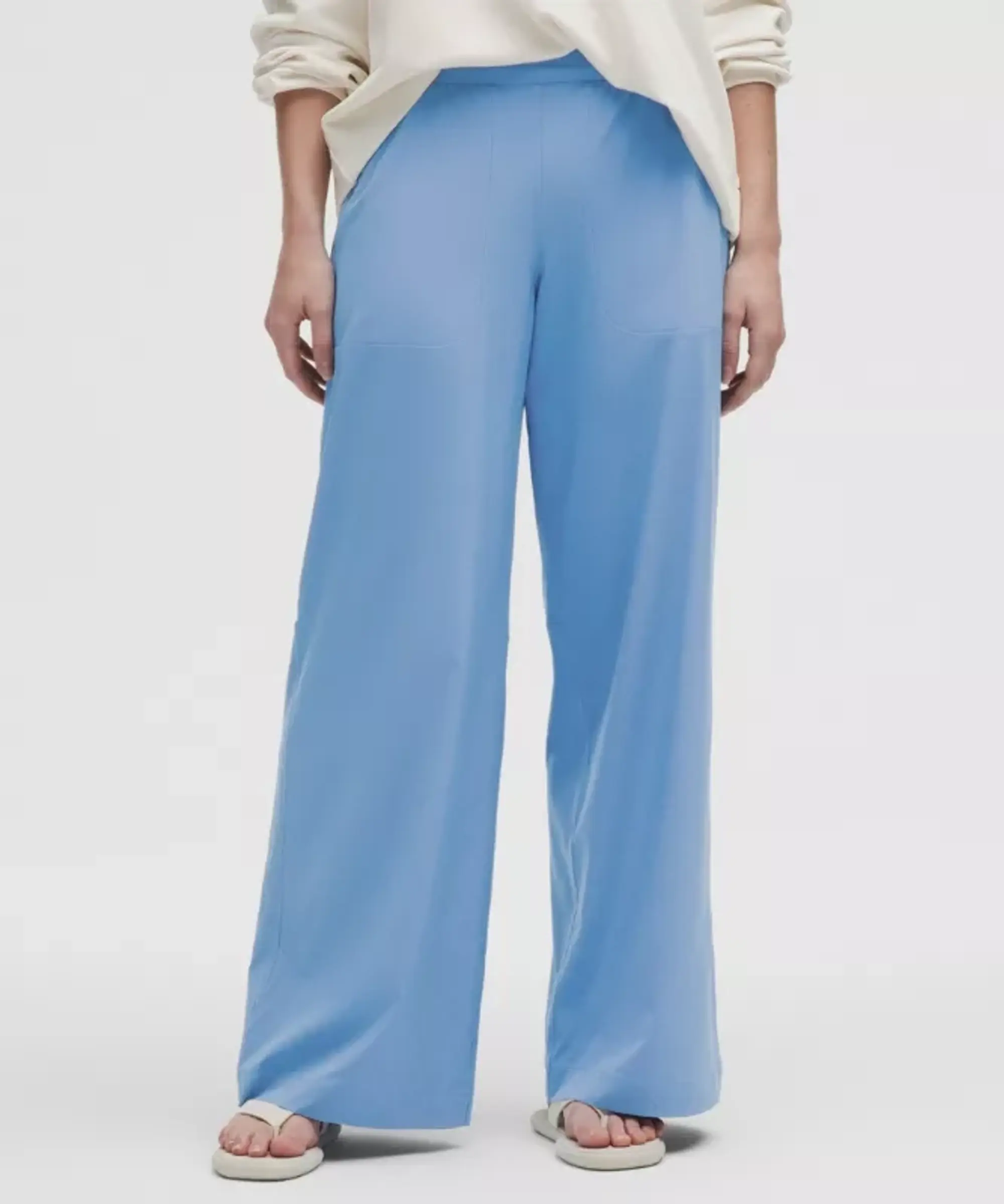 lululemon – Women's Swift Mid-Rise Wide-Leg Pants – Color Blue – Size 0