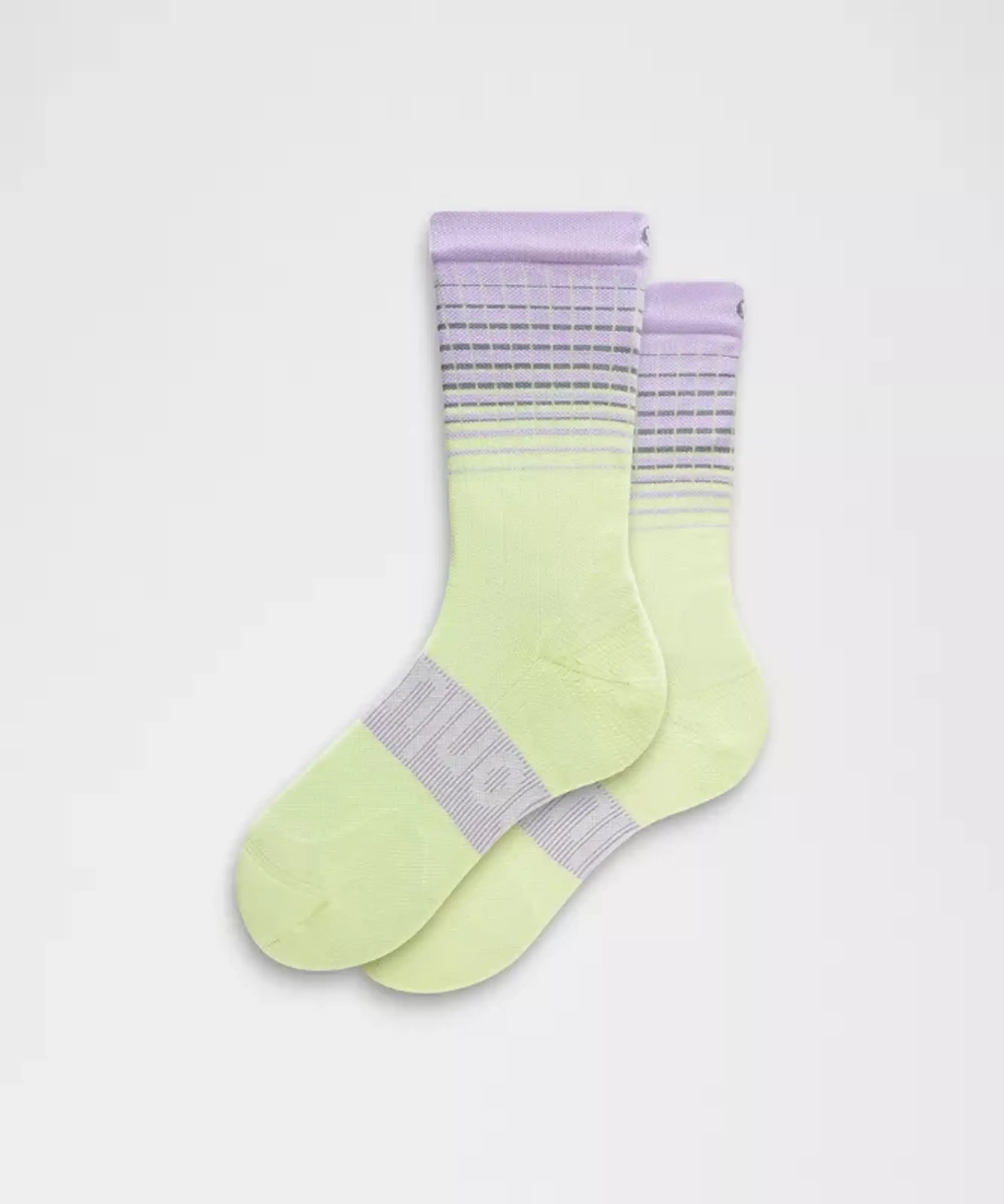 lululemon – Women's Power Stride Crew Socks Reflective – Size L