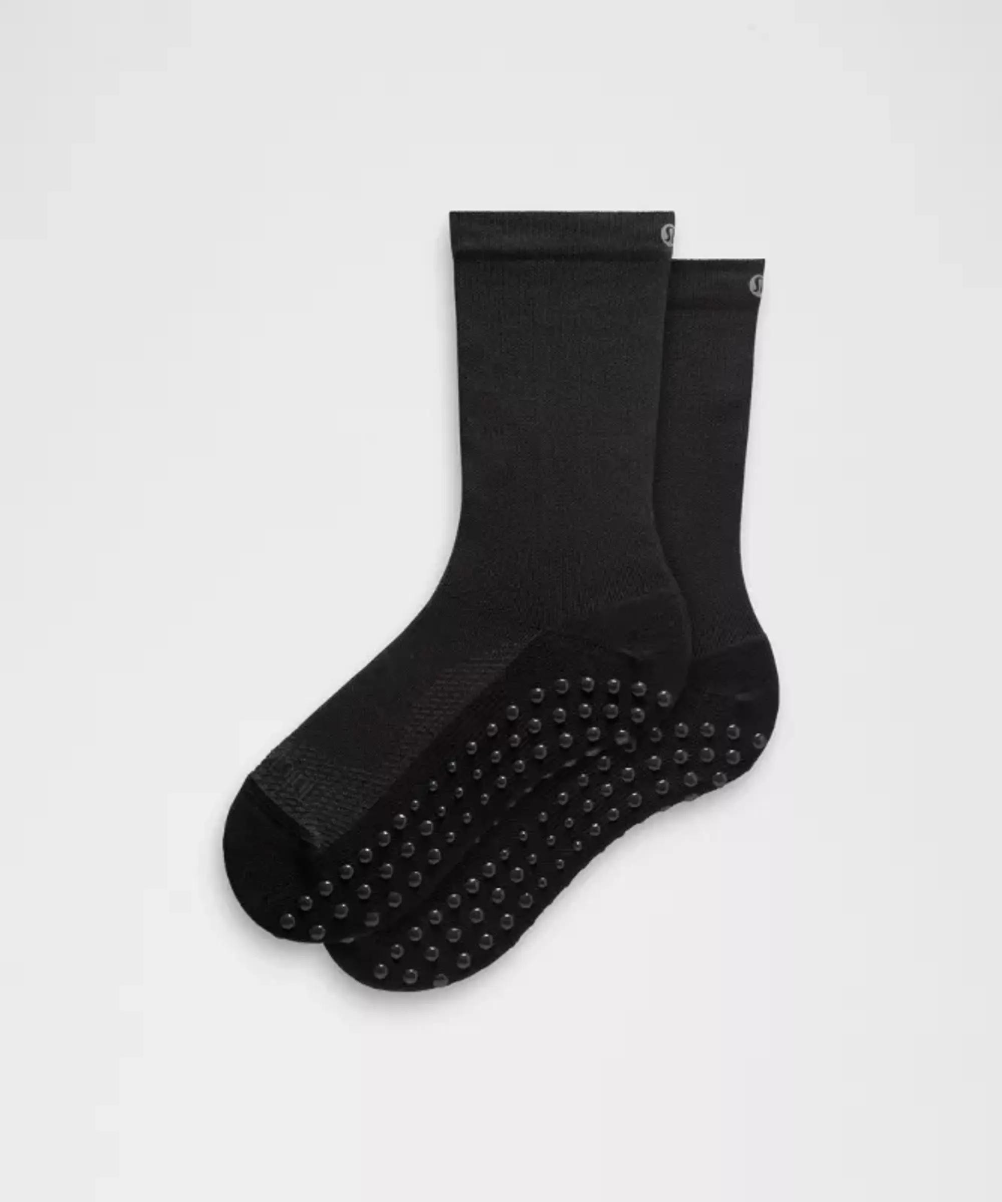 lululemon – Unisex Find Your Balance Grip Crew Socks – Color Black – Size L