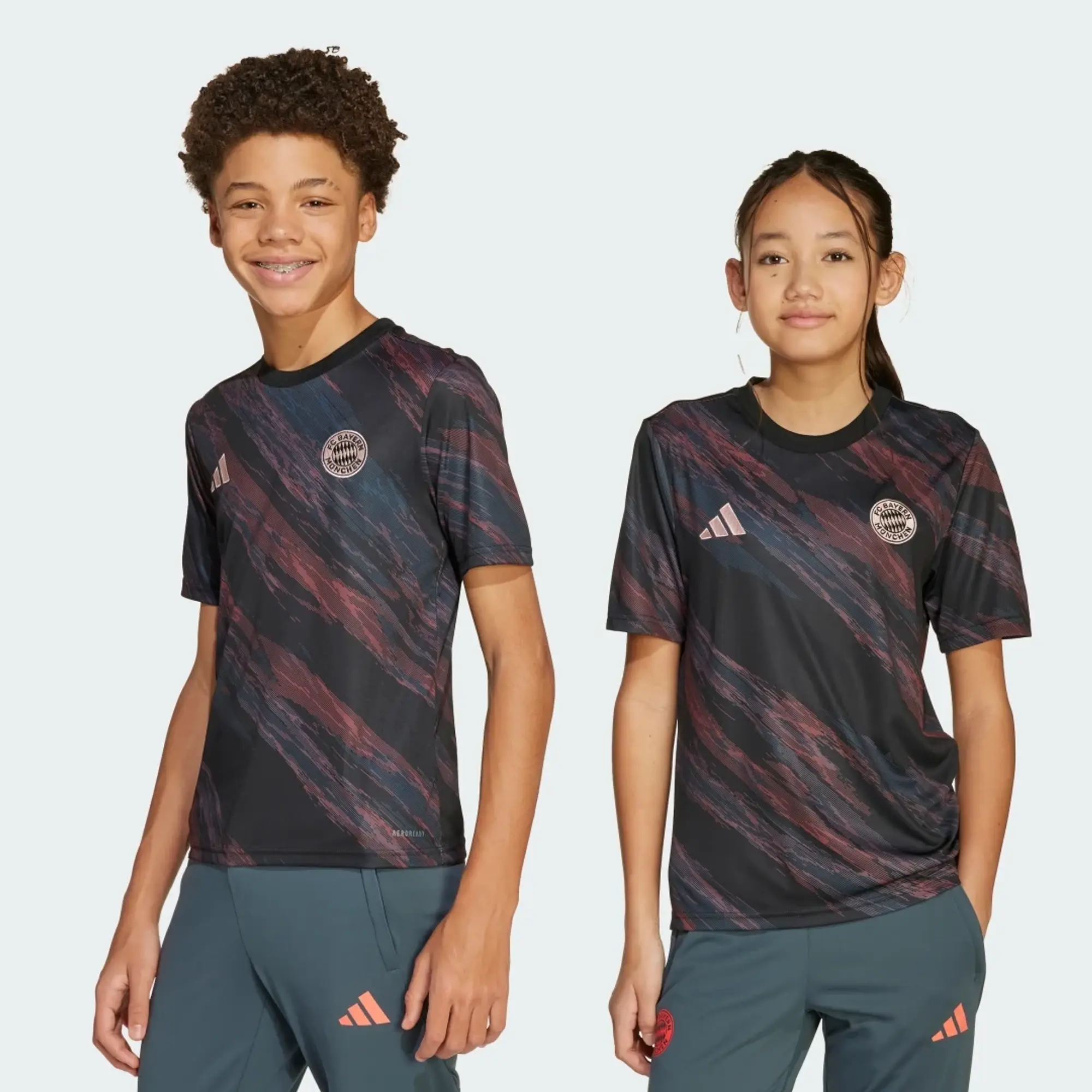 adidas FC Bayern 25/26 Pre-Match Jersey Kids