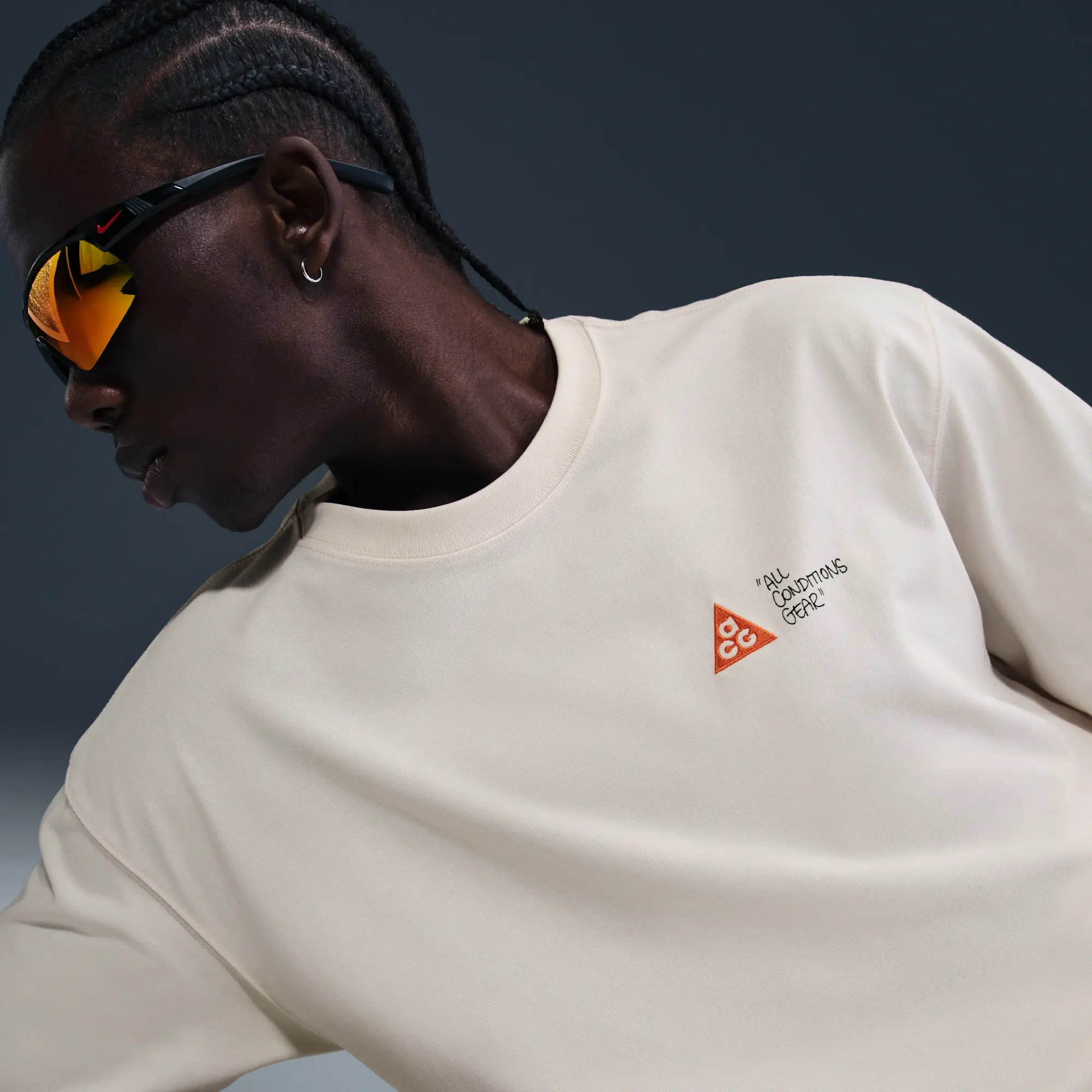 Nike ACG Men's Dri-FIT T-Shirt - Grey - Sustainable Materials