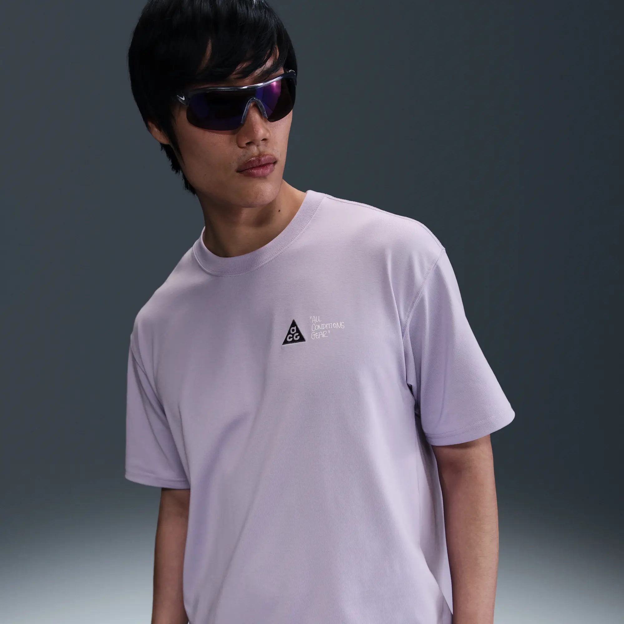 Nike ACG Men's Dri-FIT T-Shirt - Purple - Sustainable Materials